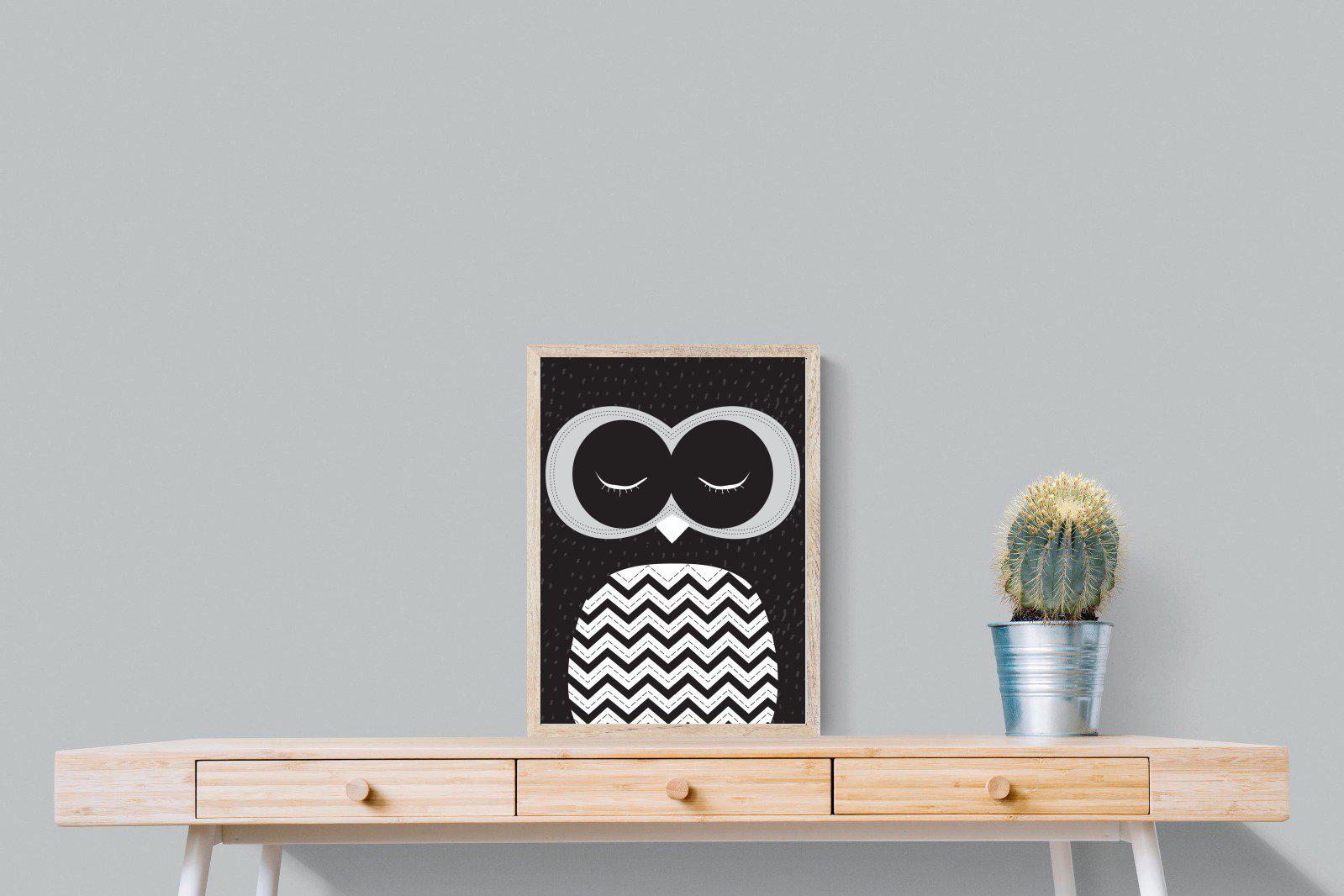 Twit-Twoo-Wall_Art-45 x 60cm-Mounted Canvas-Wood-Pixalot