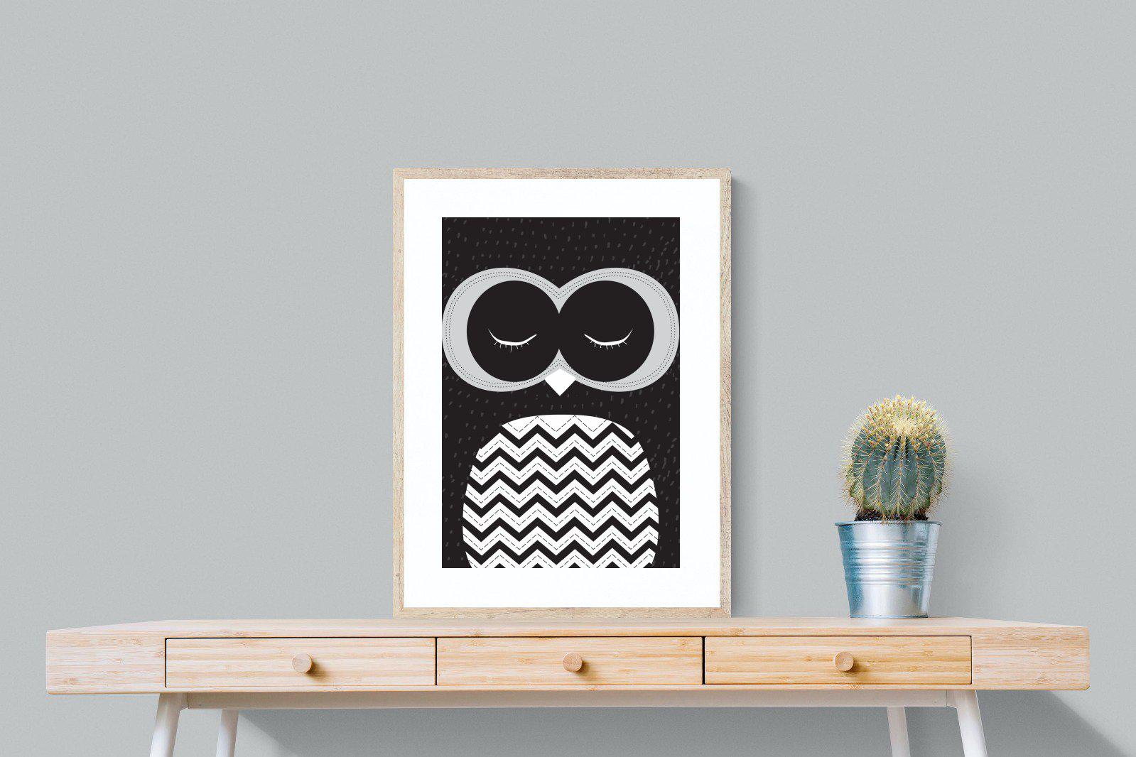 Twit-Twoo-Wall_Art-60 x 80cm-Framed Print-Wood-Pixalot