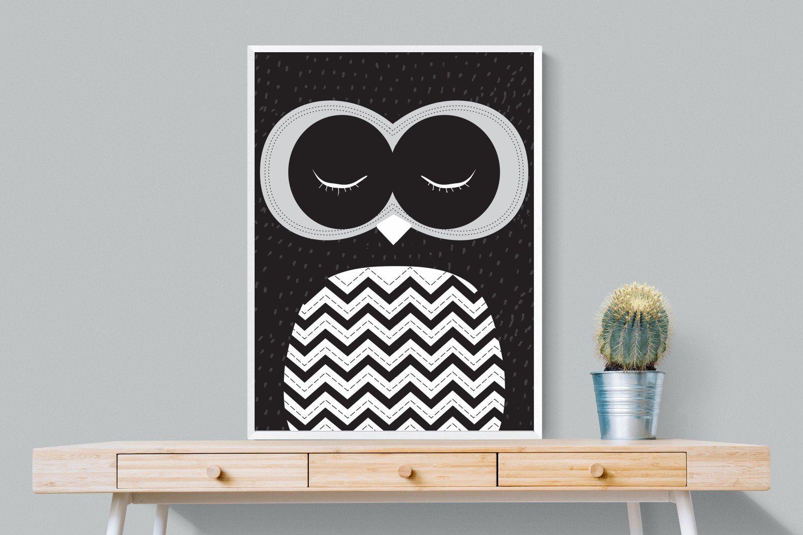 Twit-Twoo-Wall_Art-75 x 100cm-Mounted Canvas-White-Pixalot