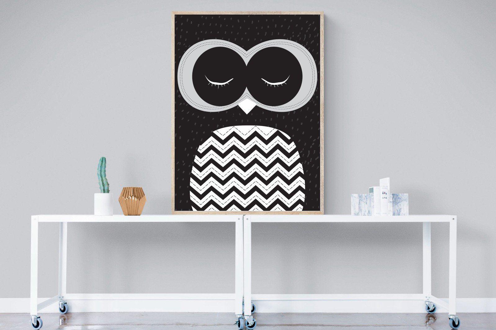 Twit-Twoo-Wall_Art-90 x 120cm-Mounted Canvas-Wood-Pixalot