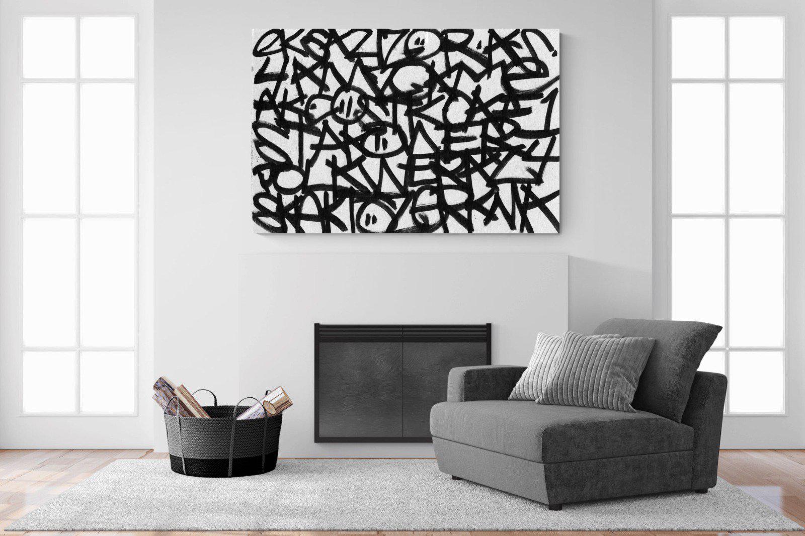 Urban Art-Wall_Art-150 x 100cm-Mounted Canvas-No Frame-Pixalot