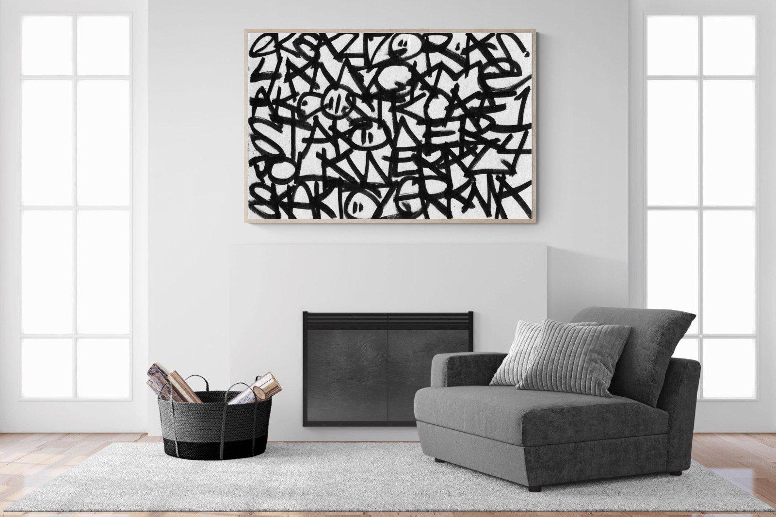 Urban Art-Wall_Art-150 x 100cm-Mounted Canvas-Wood-Pixalot