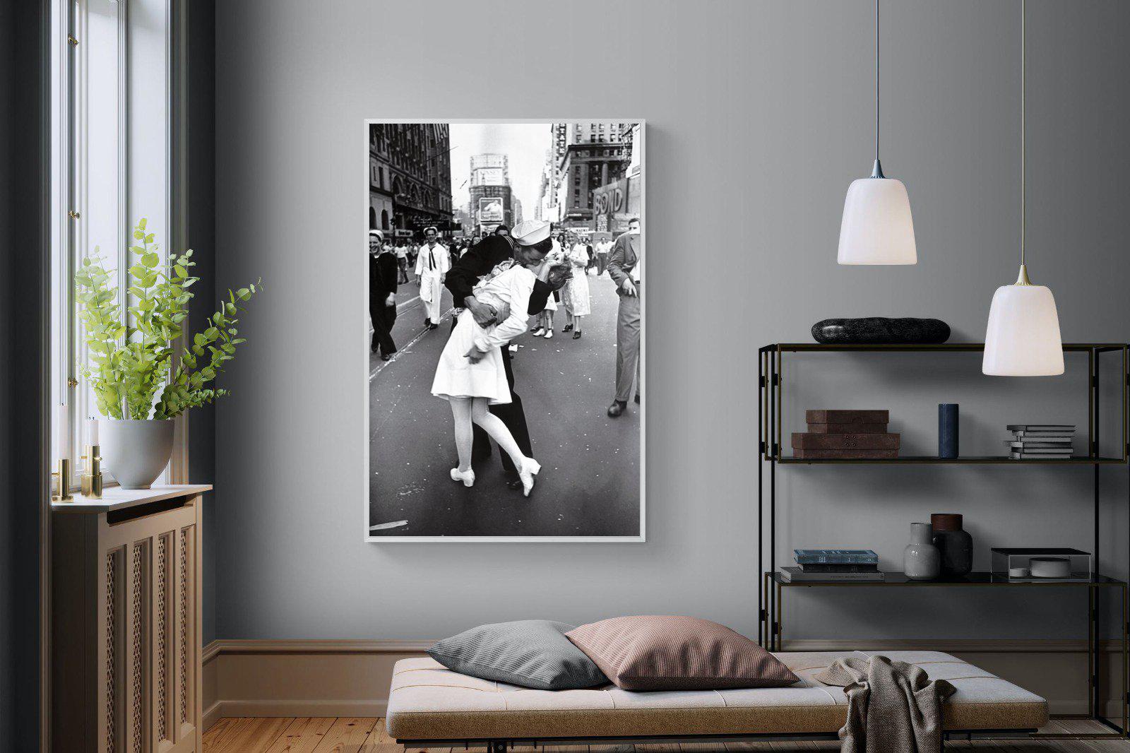 V-J Day-Wall_Art-120 x 180cm-Mounted Canvas-White-Pixalot