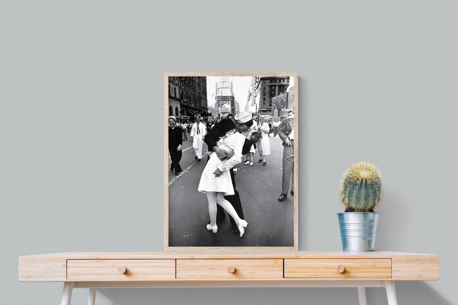 V-J Day-Wall_Art-60 x 80cm-Mounted Canvas-Wood-Pixalot