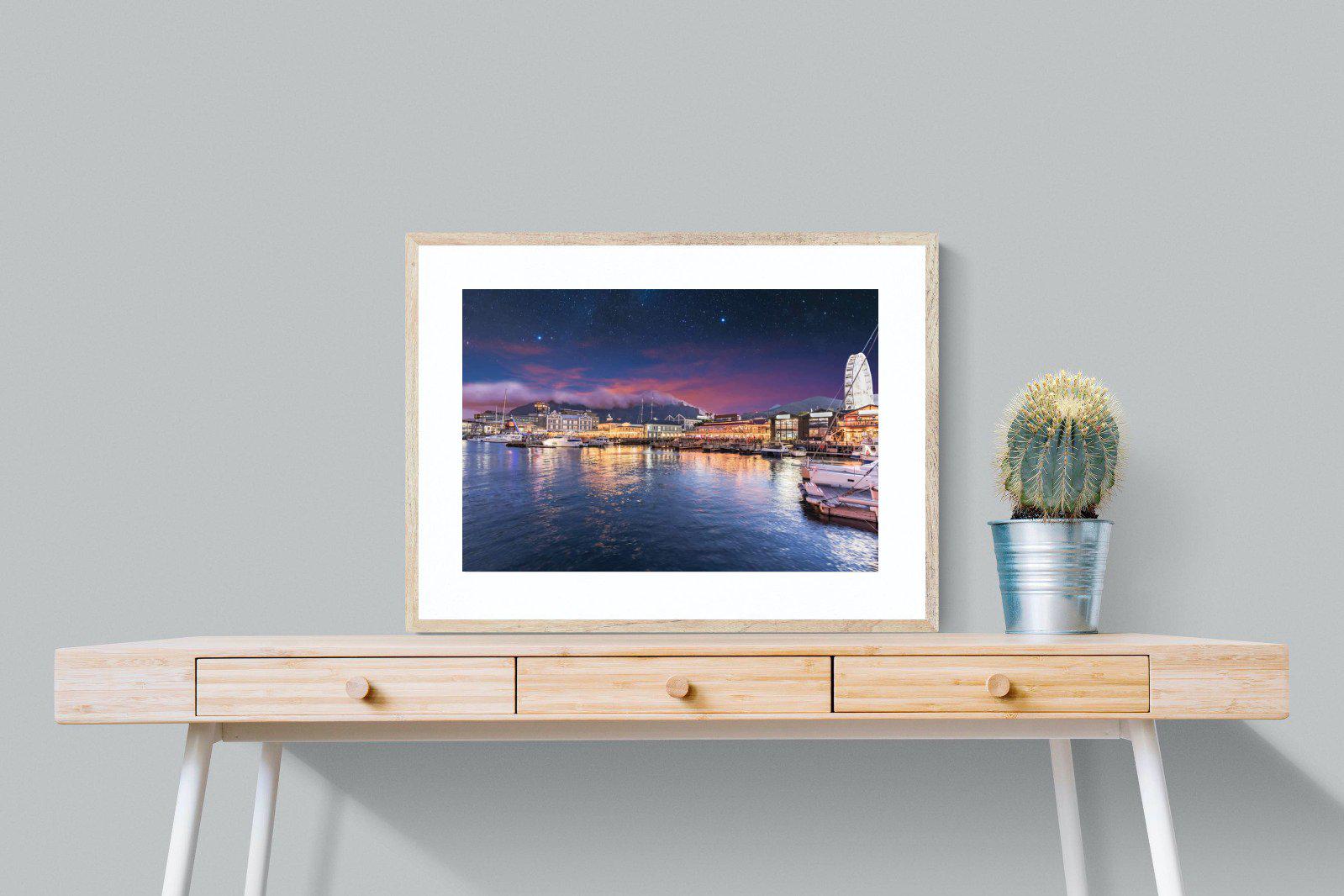 V&A Waterfront-Wall_Art-80 x 60cm-Framed Print-Wood-Pixalot