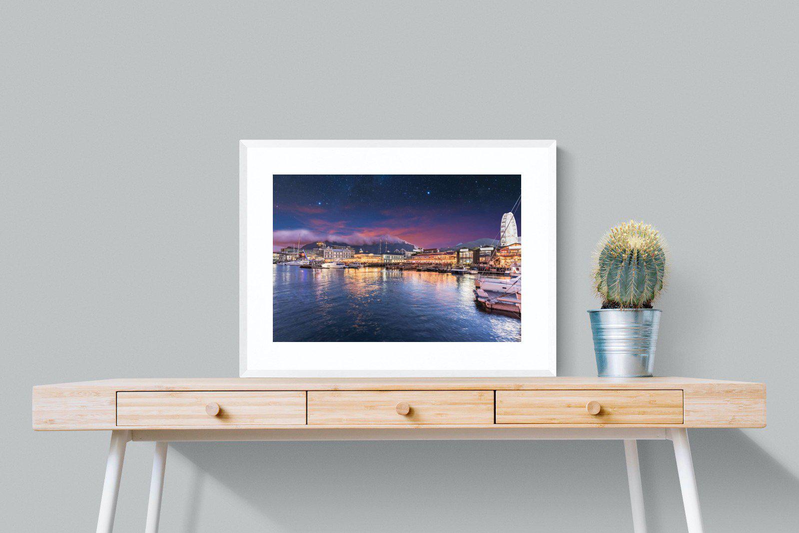 V&A Waterfront-Wall_Art-80 x 60cm-Framed Print-White-Pixalot