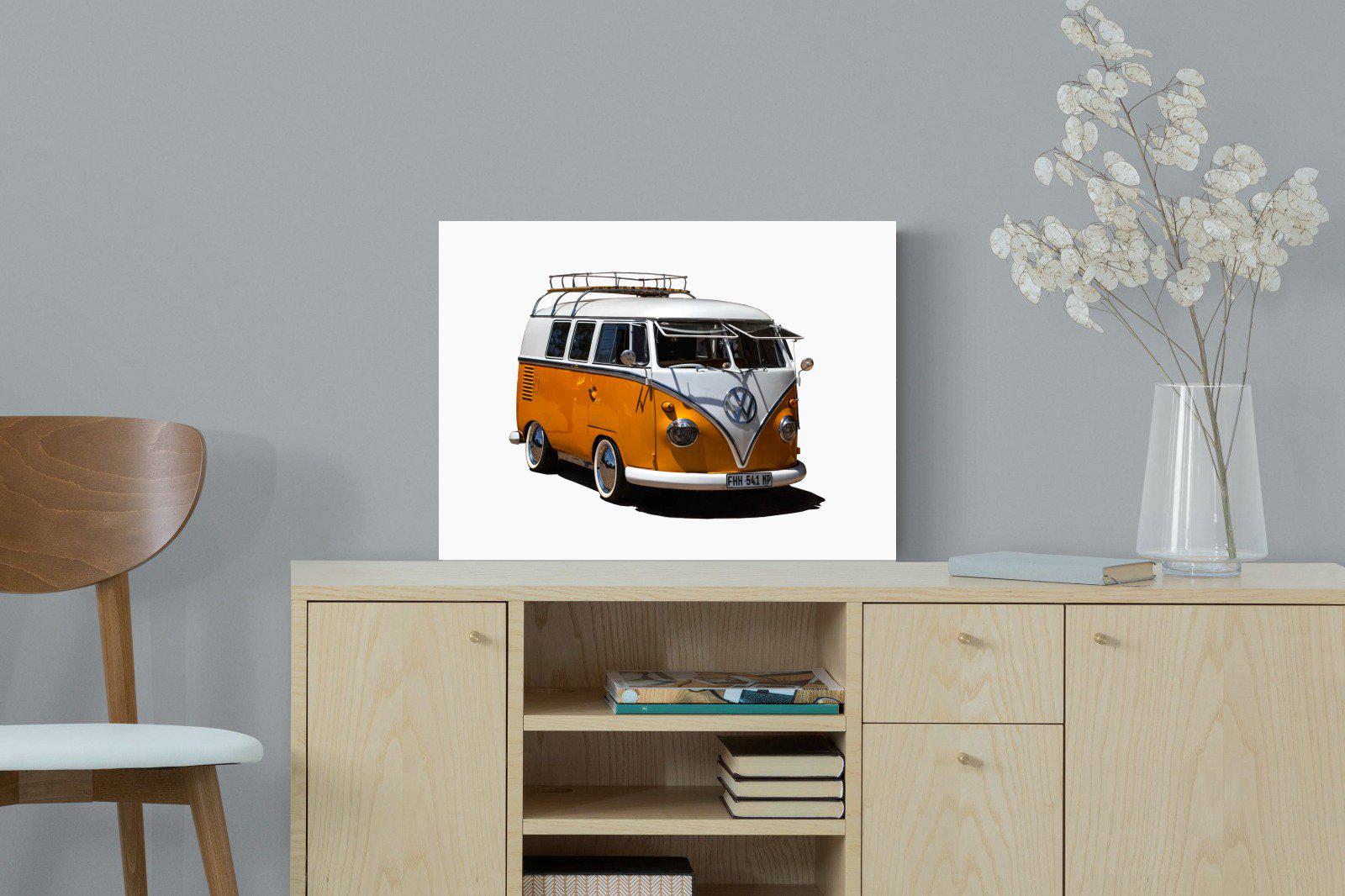 VW Combi-Wall_Art-60 x 45cm-Mounted Canvas-No Frame-Pixalot