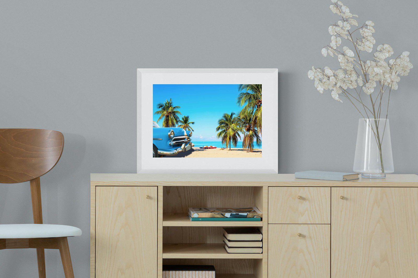 Varadero-Wall_Art-60 x 45cm-Framed Print-White-Pixalot