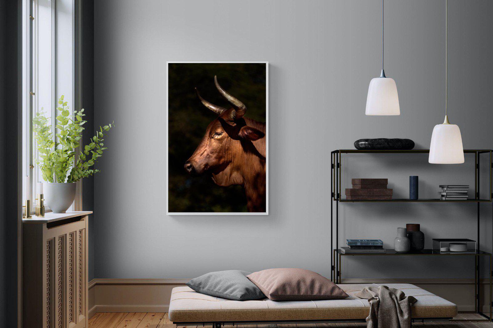 Velvet Nguni-Wall_Art-100 x 150cm-Mounted Canvas-White-Pixalot