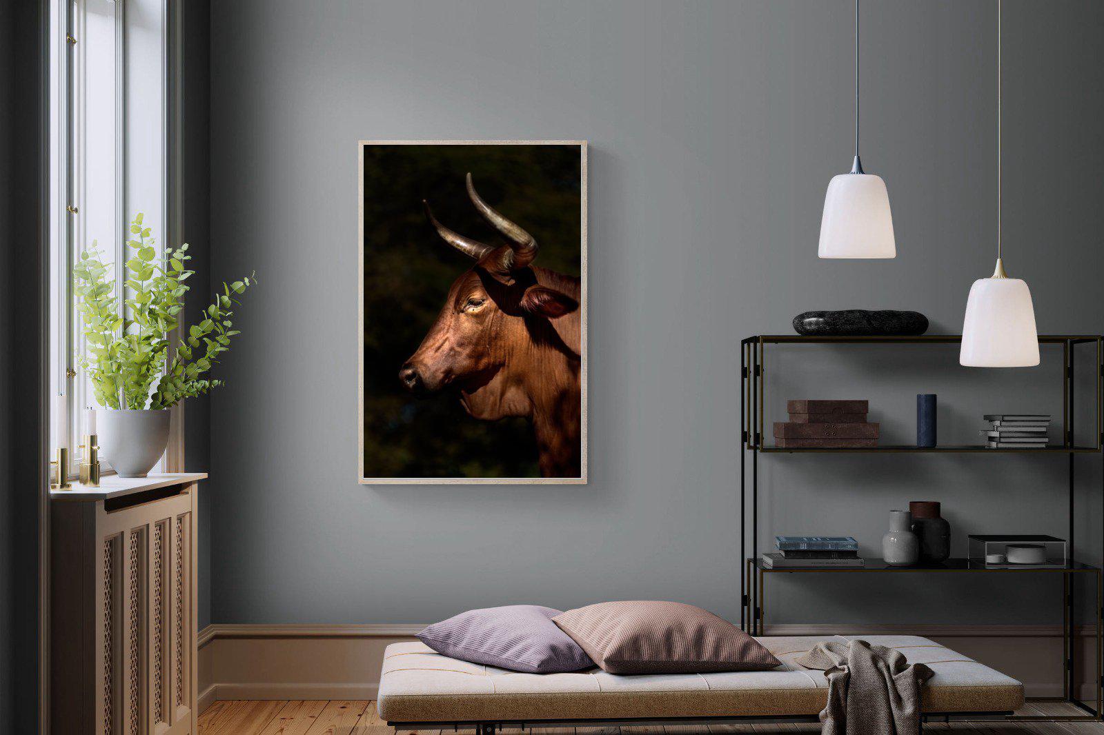 Velvet Nguni-Wall_Art-100 x 150cm-Mounted Canvas-Wood-Pixalot