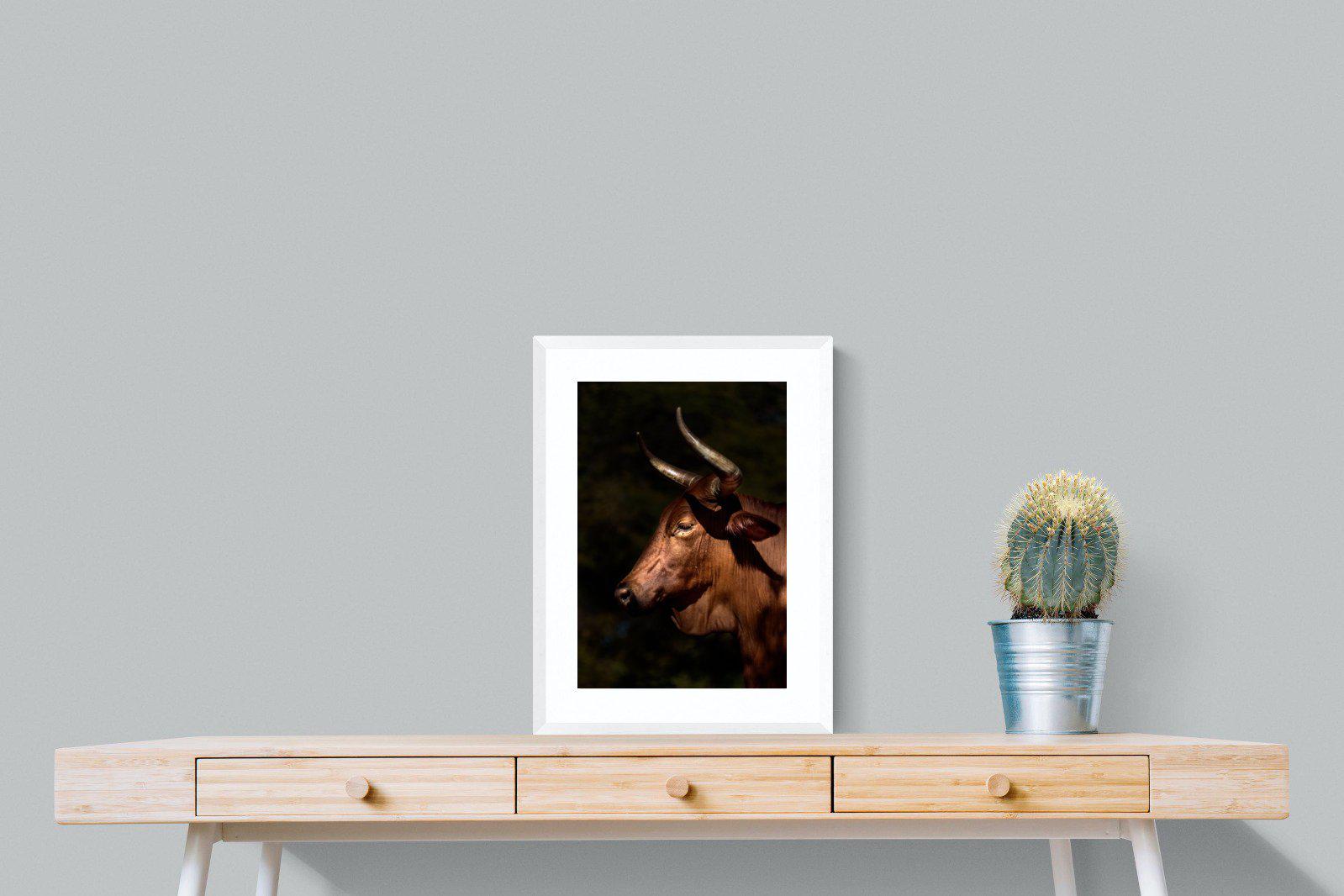 Velvet Nguni-Wall_Art-45 x 60cm-Framed Print-White-Pixalot