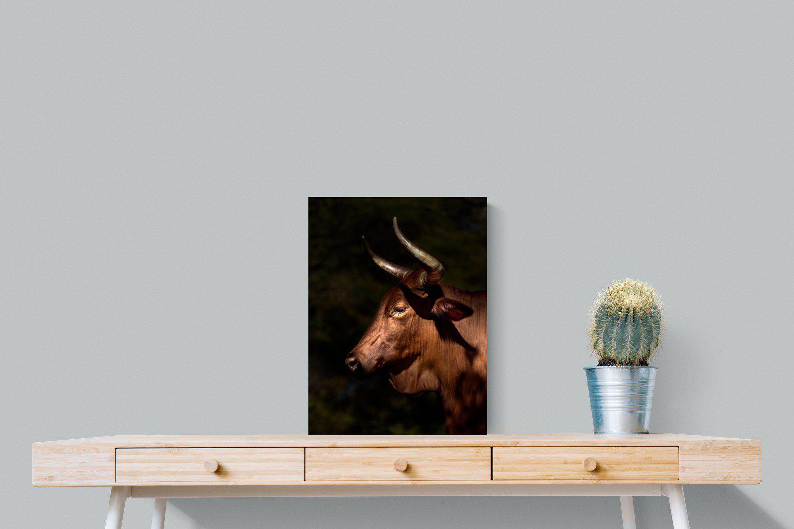 Velvet Nguni-Wall_Art-45 x 60cm-Mounted Canvas-No Frame-Pixalot