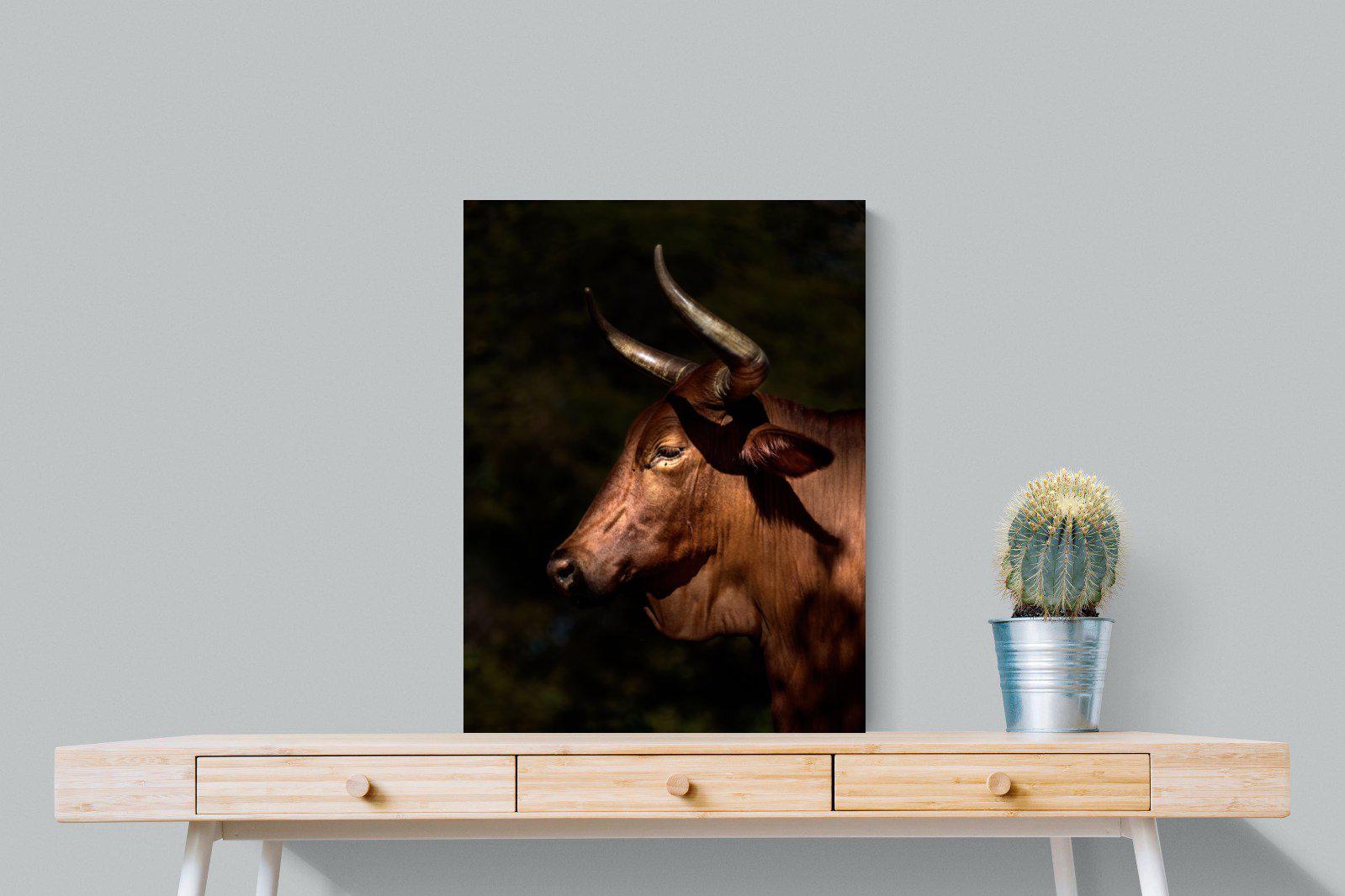 Velvet Nguni-Wall_Art-60 x 80cm-Mounted Canvas-No Frame-Pixalot