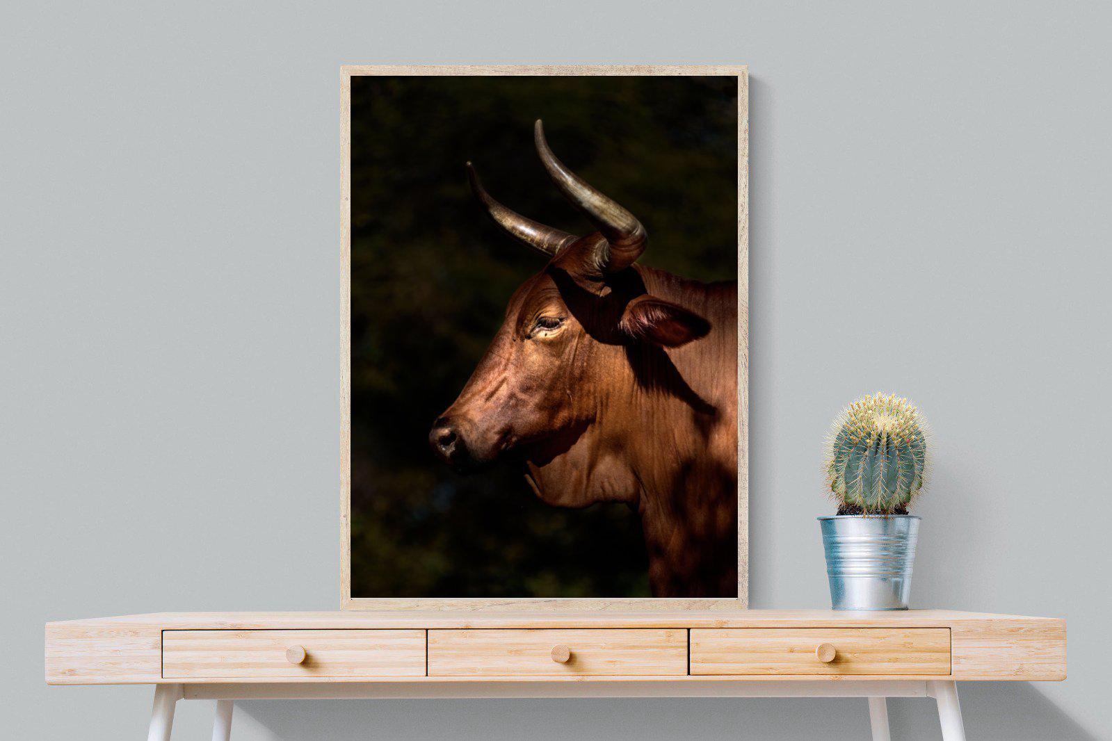 Velvet Nguni-Wall_Art-75 x 100cm-Mounted Canvas-Wood-Pixalot