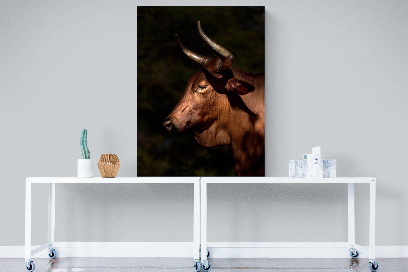 Velvet Nguni-Wall_Art-90 x 120cm-Mounted Canvas-No Frame-Pixalot