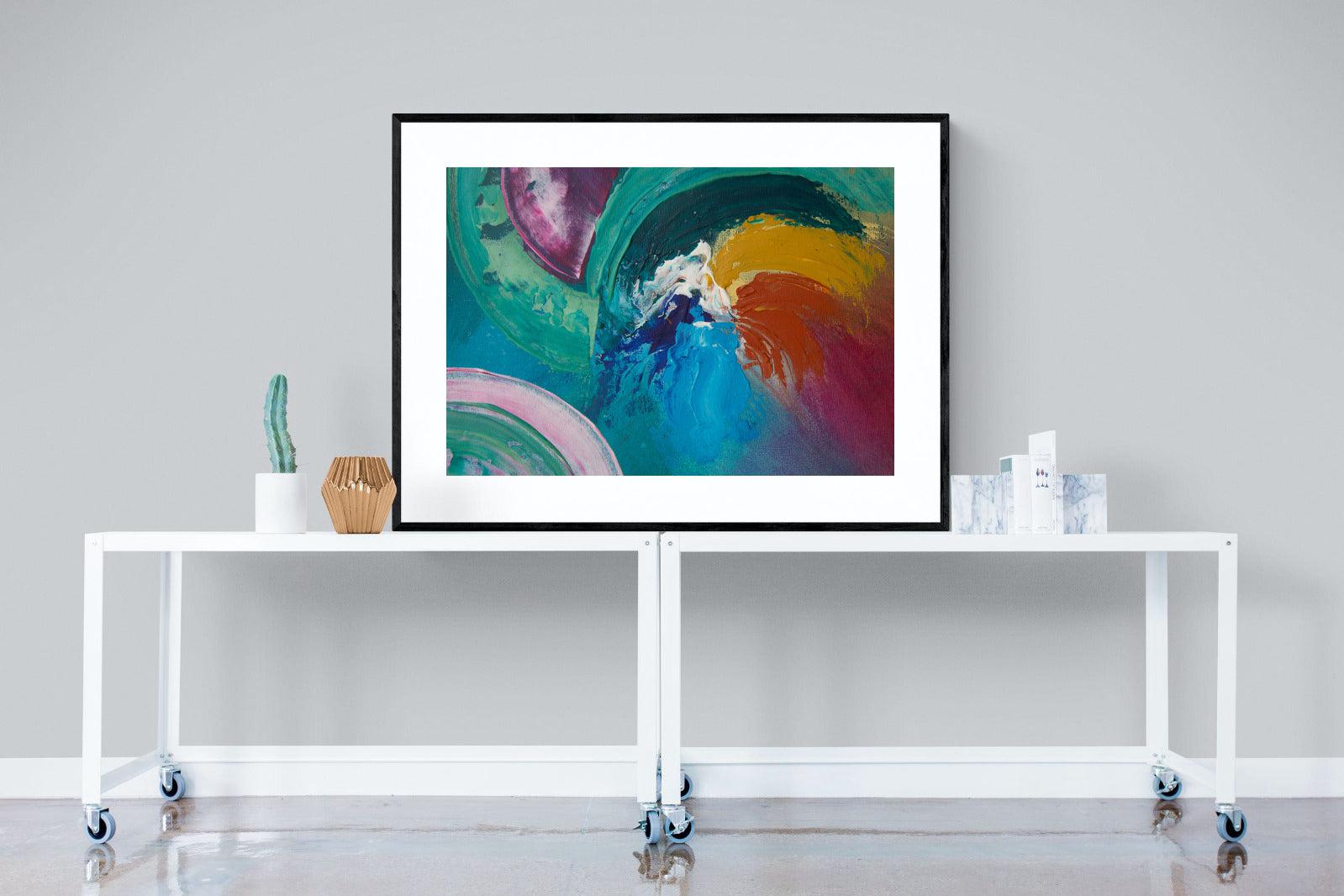 Vortex-Wall_Art-120 x 90cm-Framed Print-Black-Pixalot