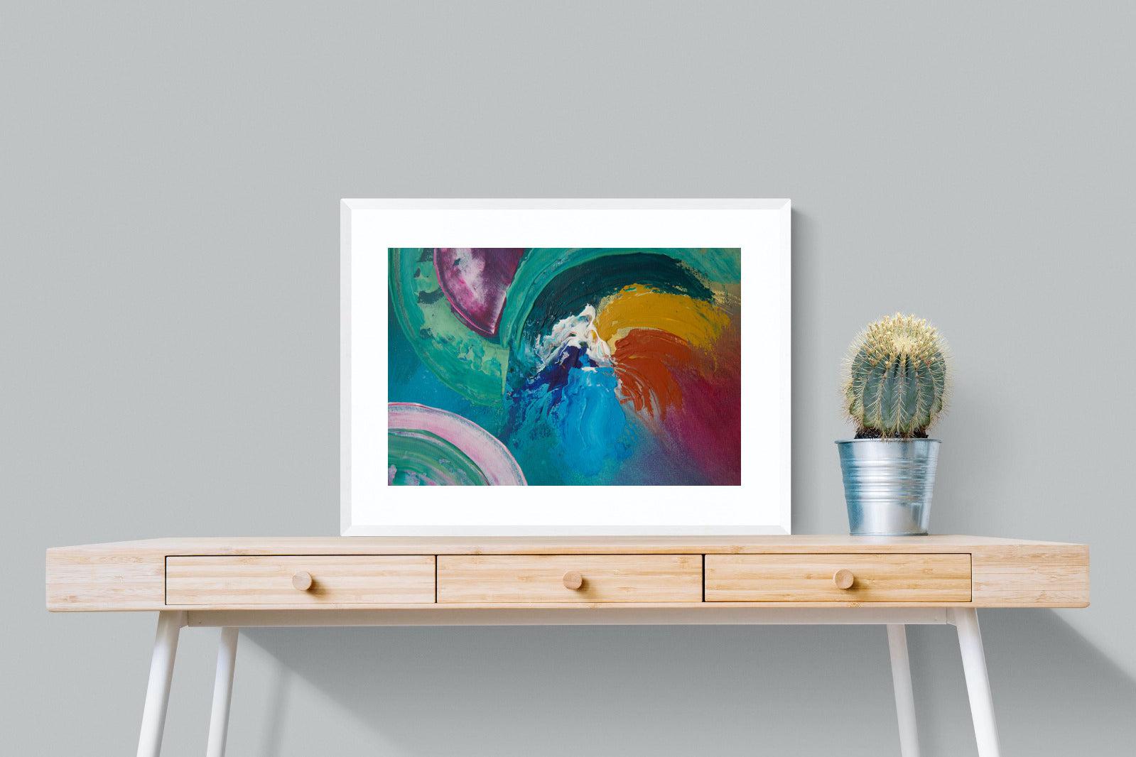 Vortex-Wall_Art-80 x 60cm-Framed Print-White-Pixalot