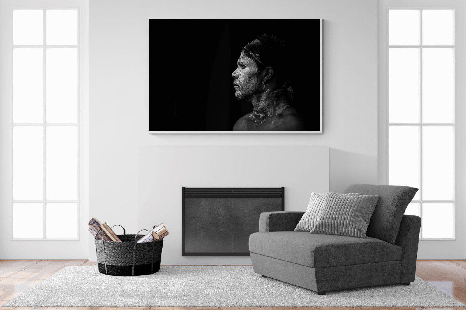 Warrior-Wall_Art-150 x 100cm-Mounted Canvas-White-Pixalot