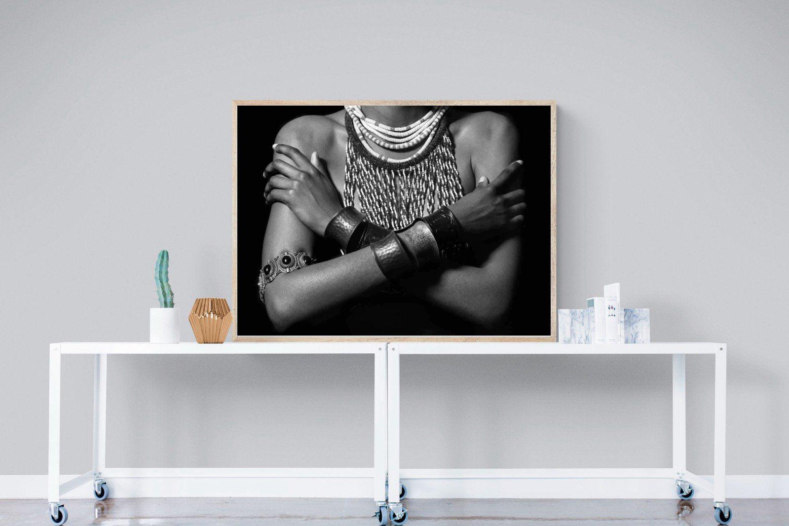 Warrior Princess Birth-Wall_Art-120 x 90cm-Mounted Canvas-Wood-Pixalot