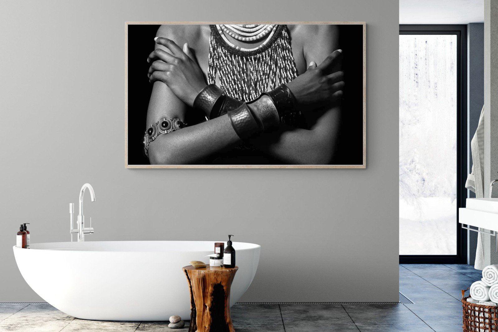 Warrior Princess Birth-Wall_Art-180 x 110cm-Mounted Canvas-Wood-Pixalot