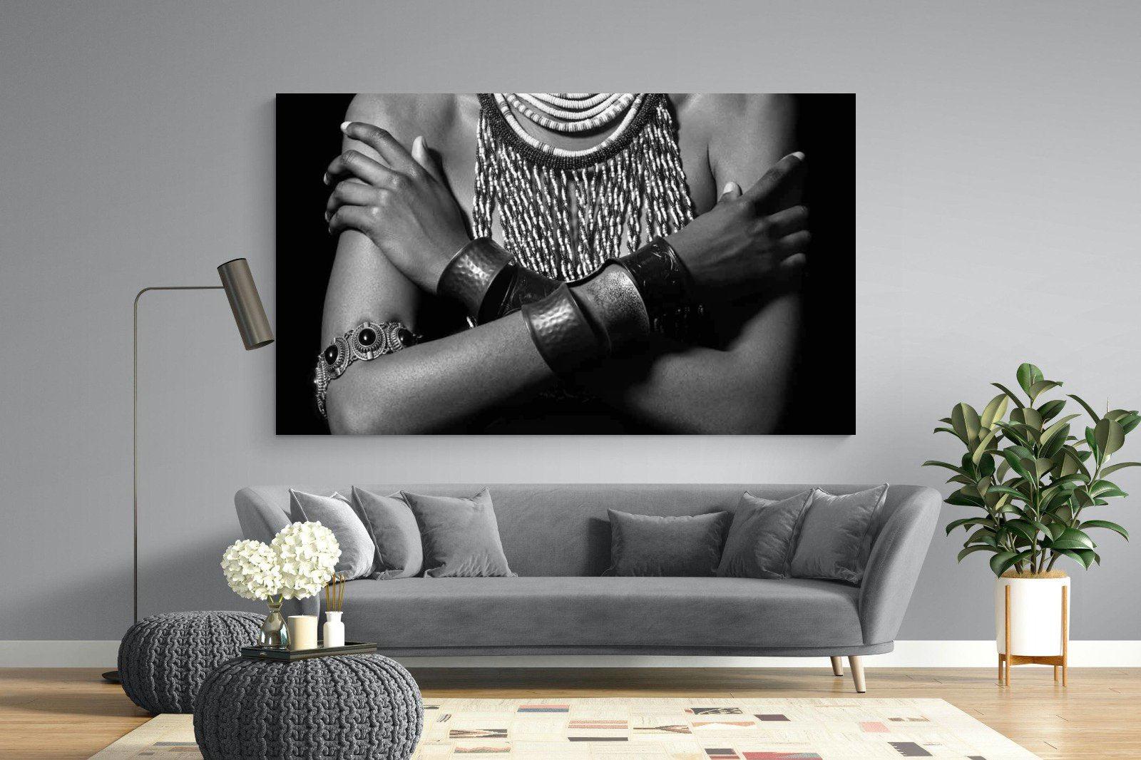 Warrior Princess Birth-Wall_Art-220 x 130cm-Mounted Canvas-No Frame-Pixalot