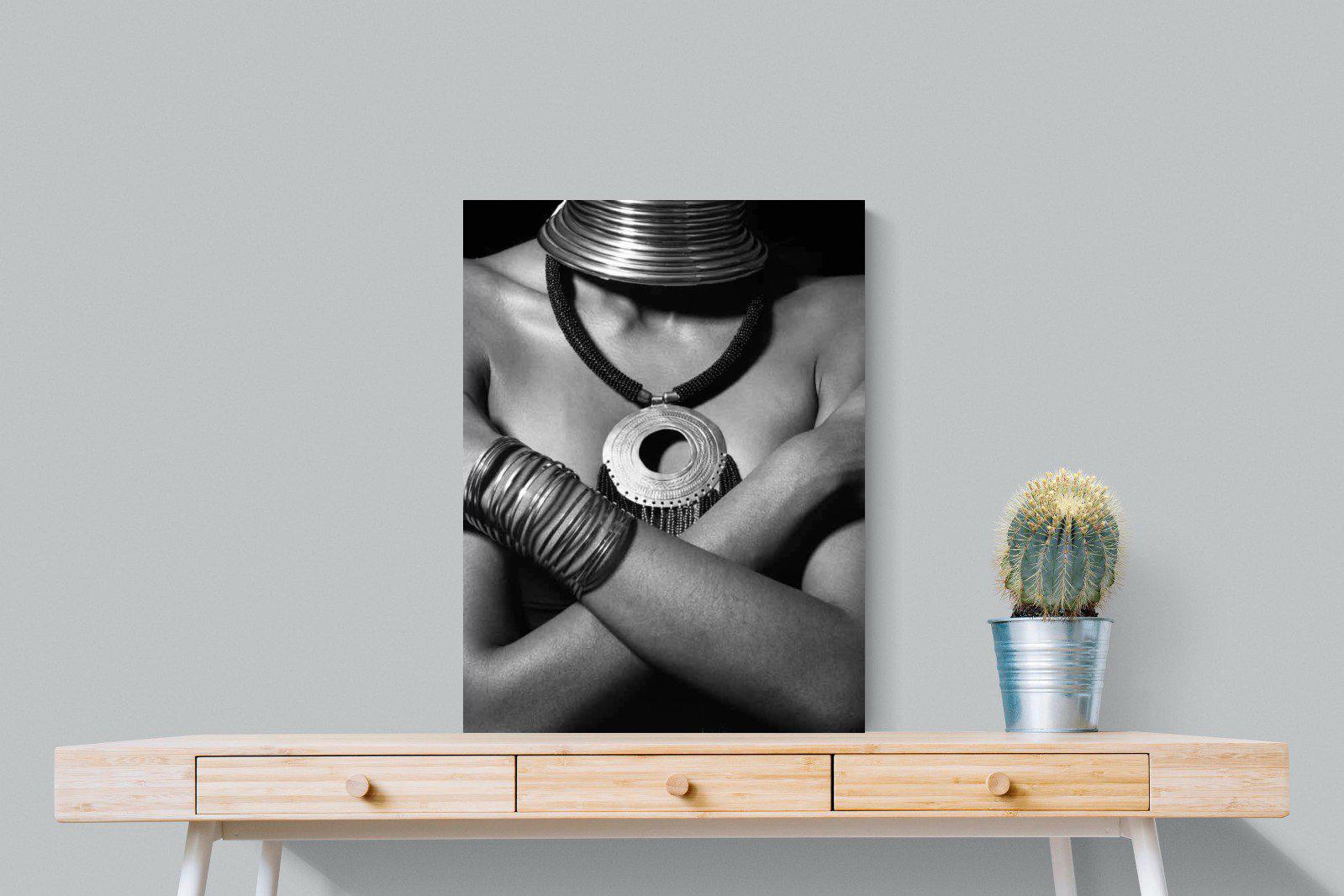 Warrior Princess-Wall_Art-60 x 80cm-Mounted Canvas-No Frame-Pixalot