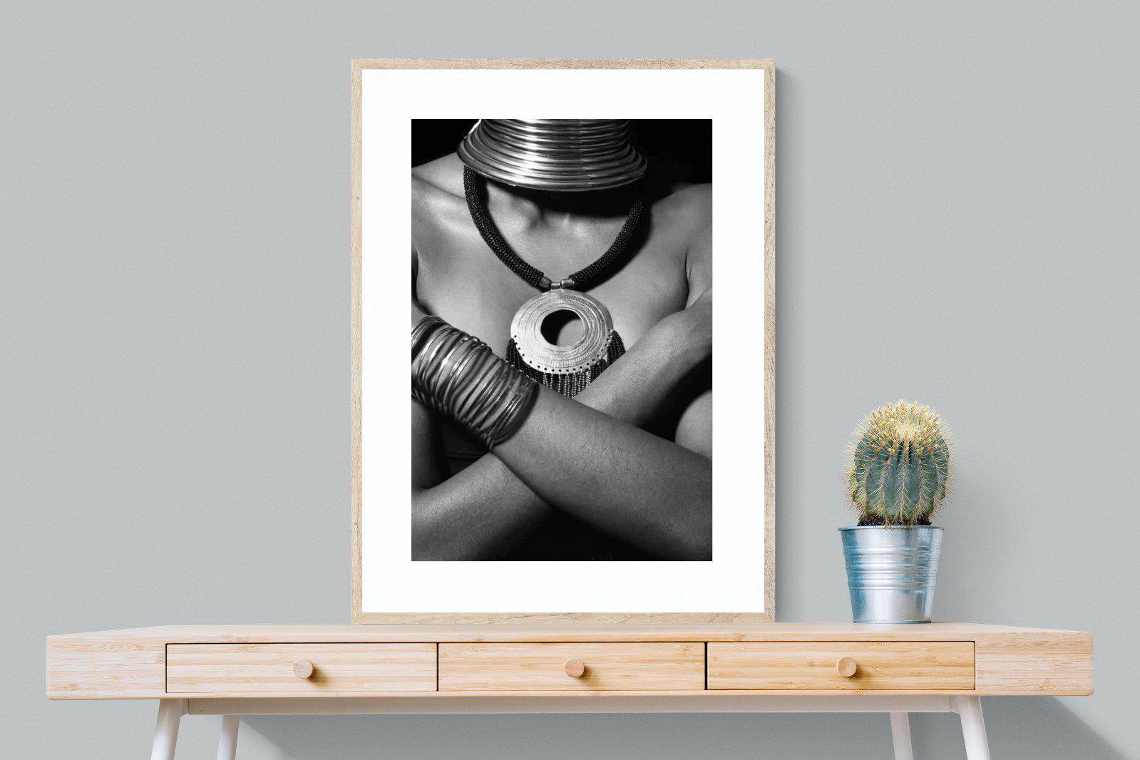 Warrior Princess-Wall_Art-75 x 100cm-Framed Print-Wood-Pixalot