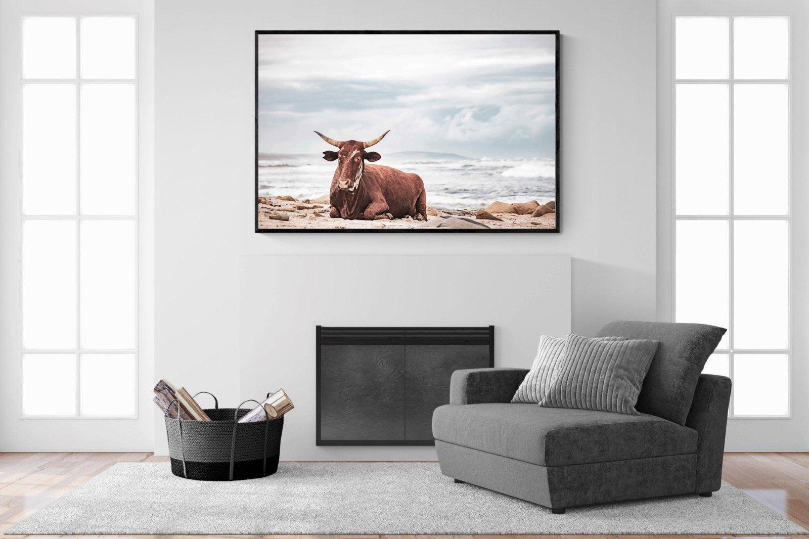 Watchful-Wall_Art-150 x 100cm-Mounted Canvas-Black-Pixalot