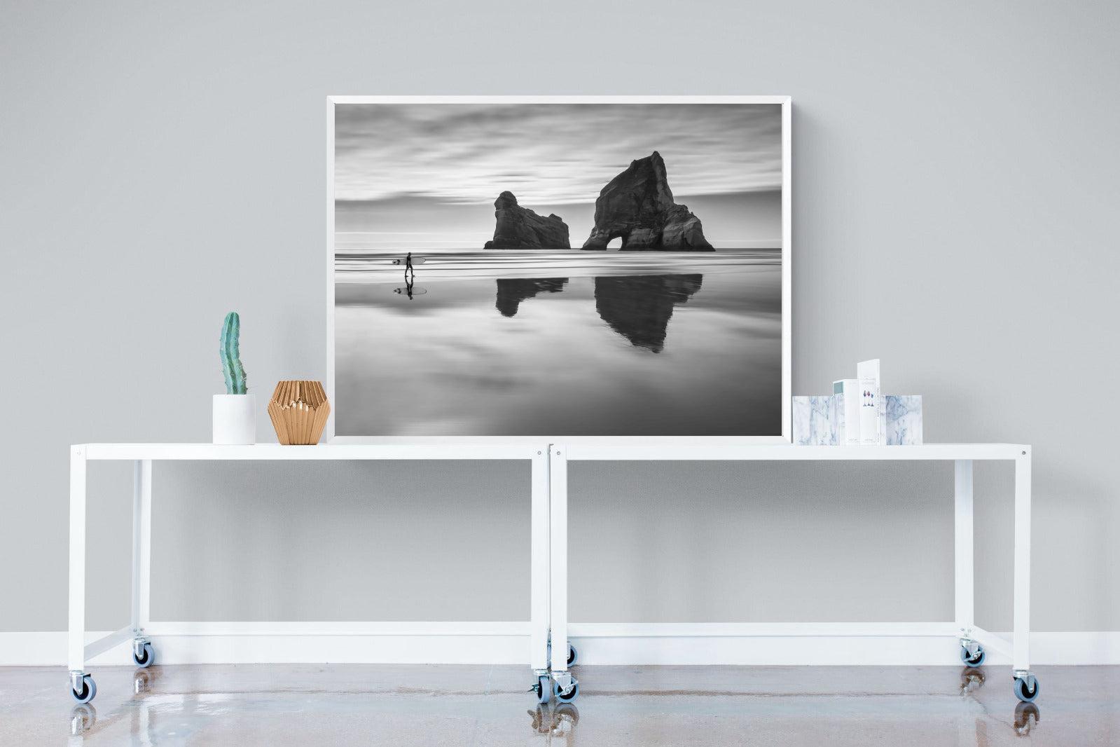 Wharariki-Wall_Art-120 x 90cm-Mounted Canvas-White-Pixalot