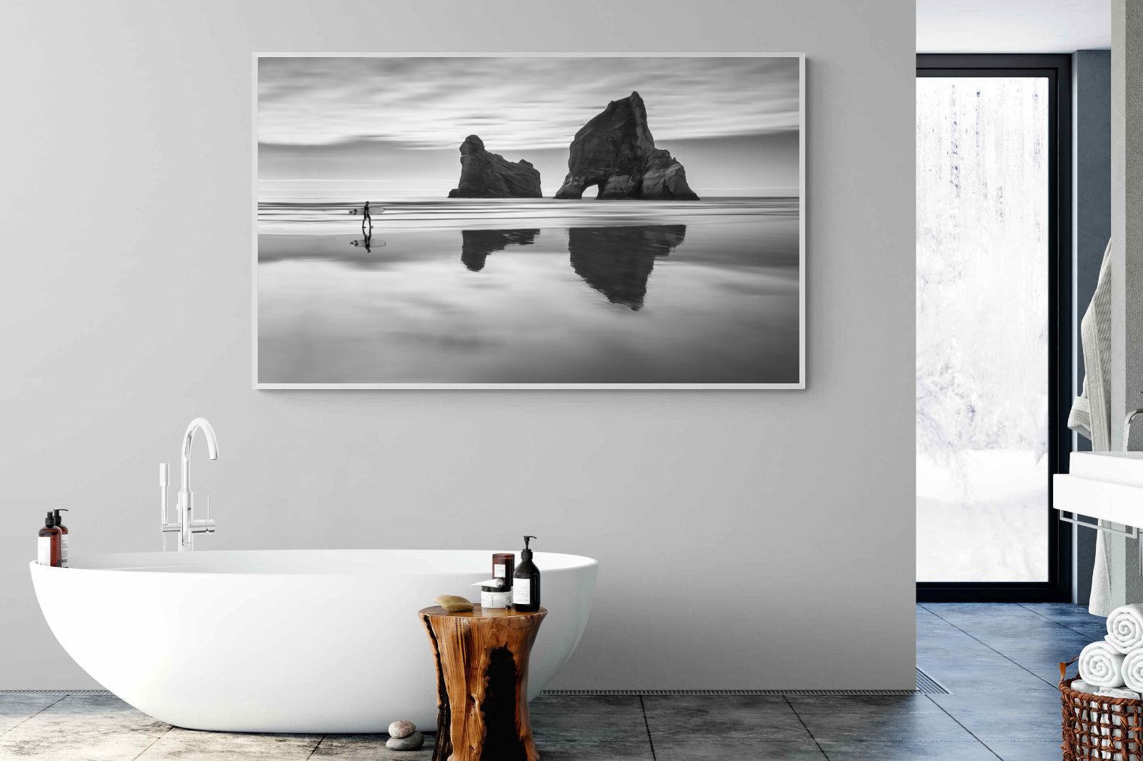 Wharariki-Wall_Art-180 x 110cm-Mounted Canvas-White-Pixalot