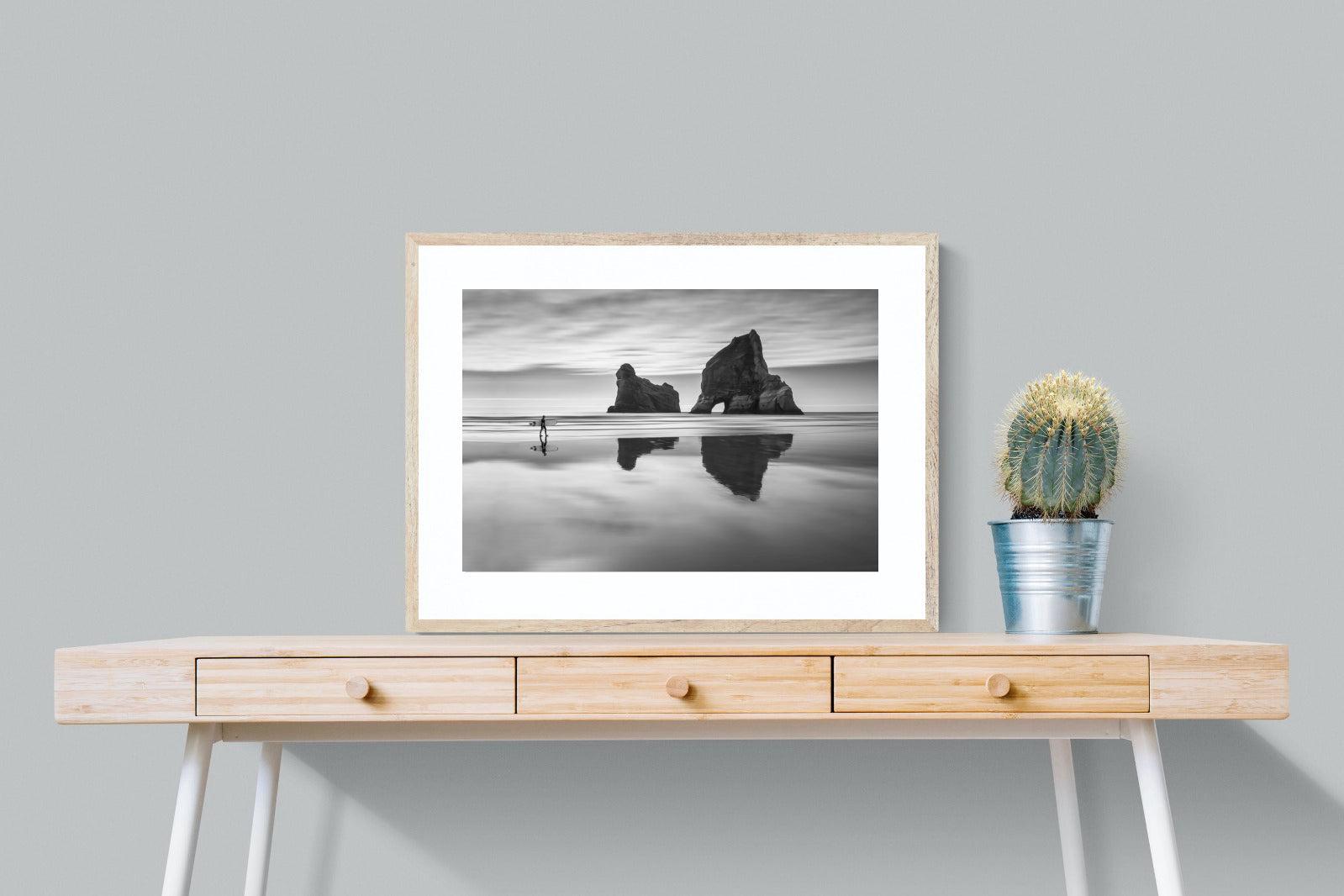 Wharariki-Wall_Art-80 x 60cm-Framed Print-Wood-Pixalot