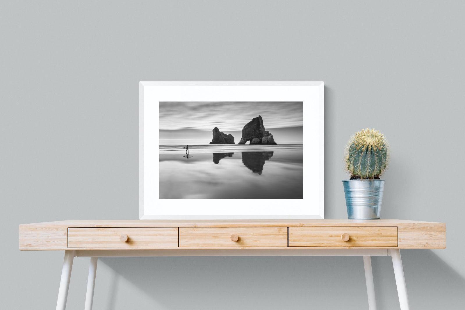 Wharariki-Wall_Art-80 x 60cm-Framed Print-White-Pixalot