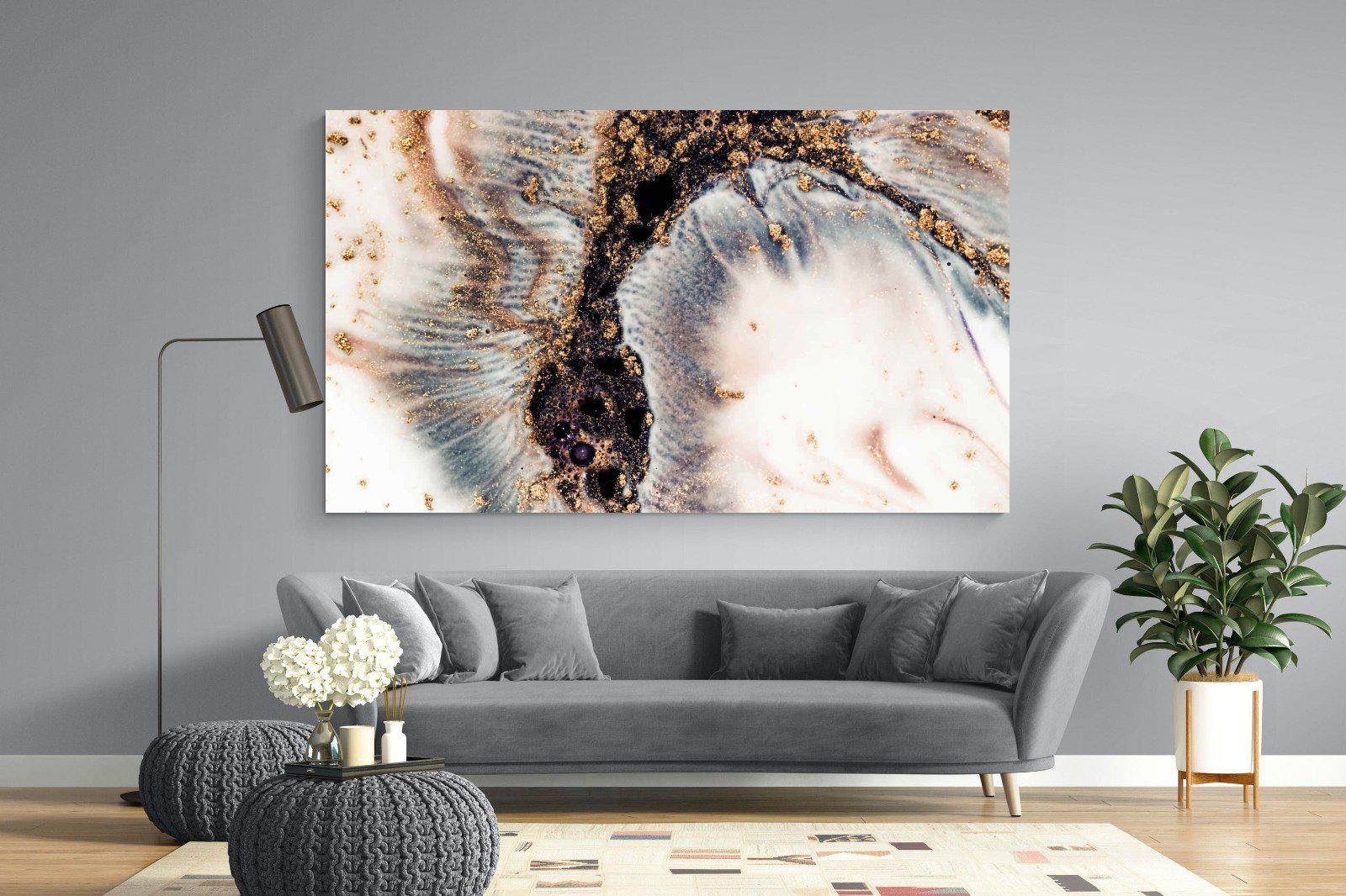 White Gold-Wall_Art-220 x 130cm-Mounted Canvas-No Frame-Pixalot