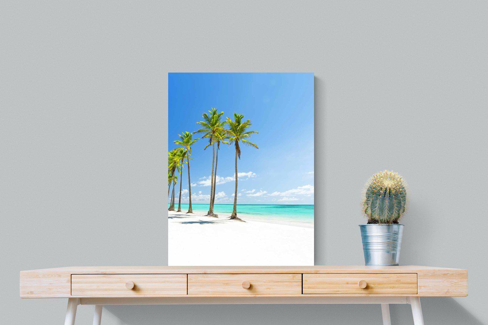 White Sand-Wall_Art-60 x 80cm-Mounted Canvas-No Frame-Pixalot