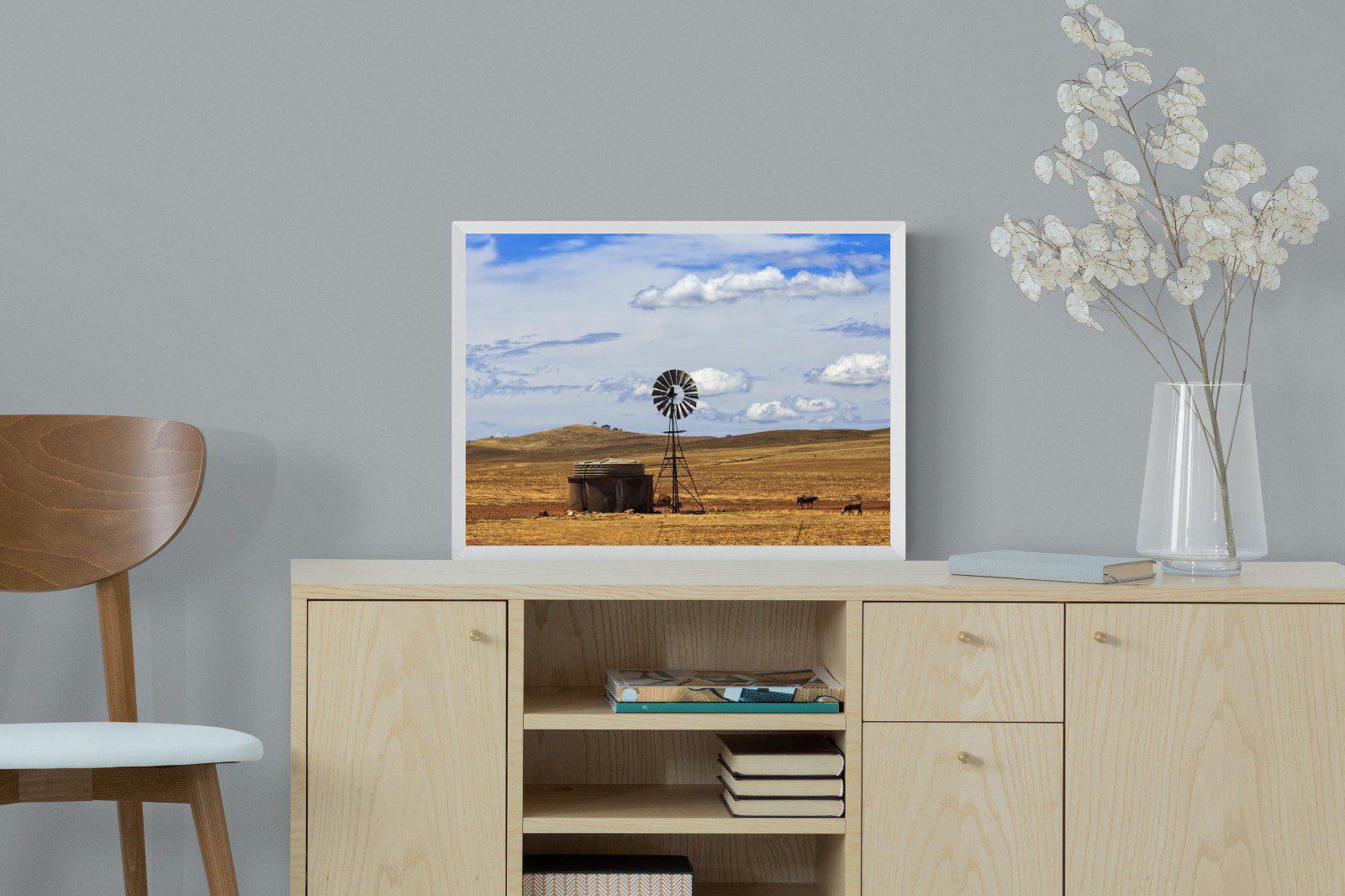 Windmill-Wall_Art-60 x 45cm-Mounted Canvas-White-Pixalot