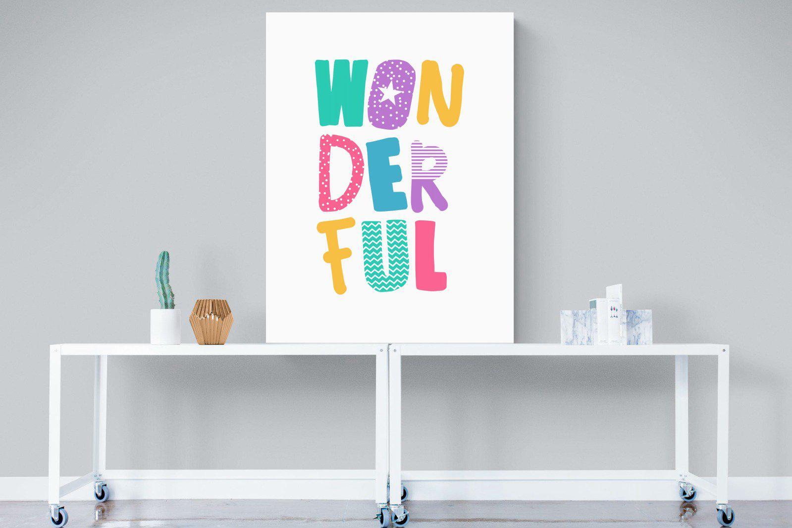 Wonderful-Wall_Art-90 x 120cm-Mounted Canvas-No Frame-Pixalot