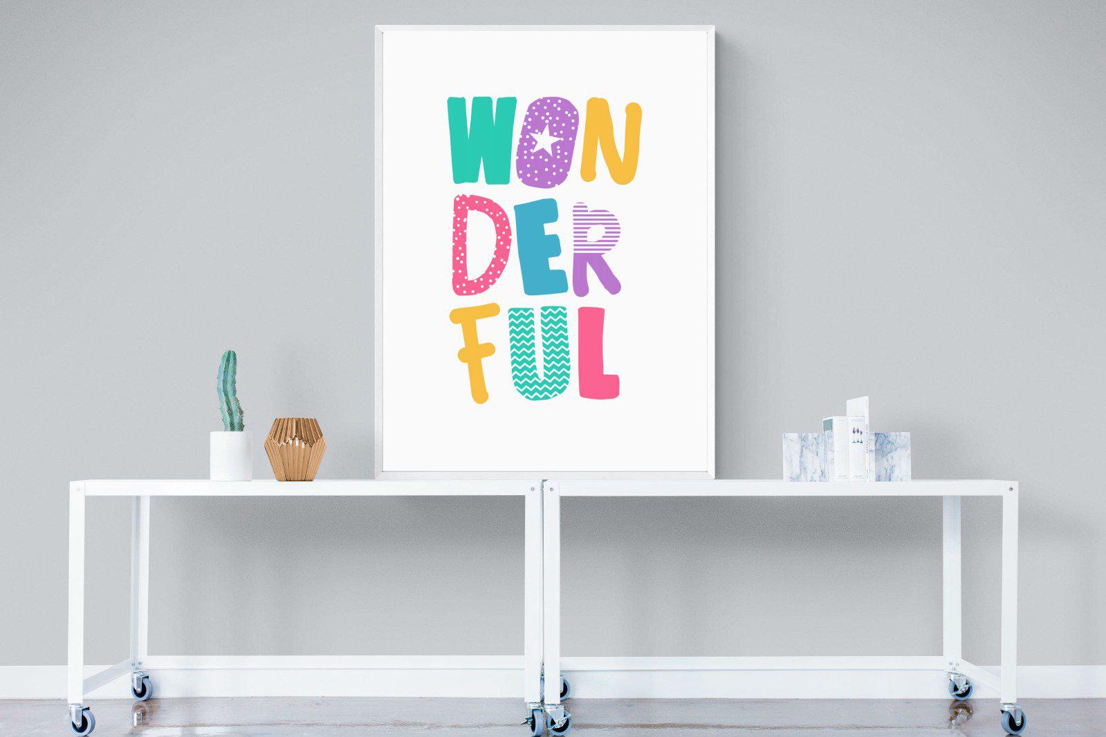 Wonderful-Wall_Art-90 x 120cm-Mounted Canvas-White-Pixalot