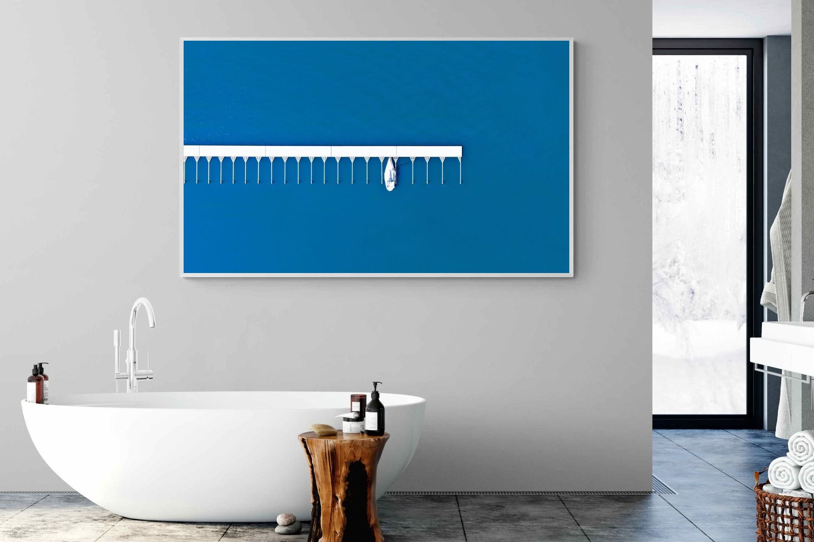 Yacht Club-Wall_Art-180 x 110cm-Mounted Canvas-White-Pixalot