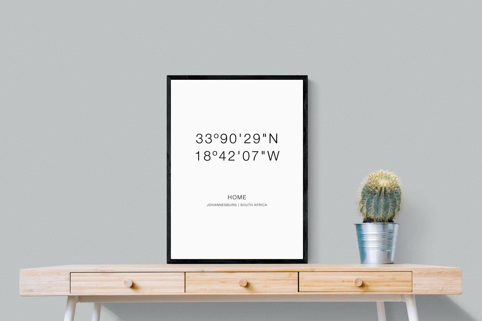 Your Home Coordinates-Wall_Art-60 x 80cm-Mounted Canvas-Black-Pixalot