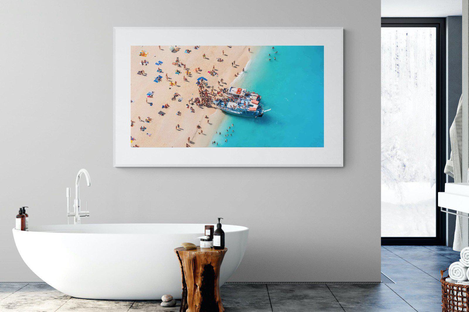 Zakynthos-Wall_Art-180 x 110cm-Framed Print-White-Pixalot