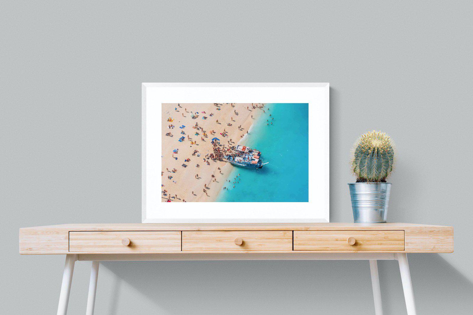 Zakynthos-Wall_Art-80 x 60cm-Framed Print-White-Pixalot