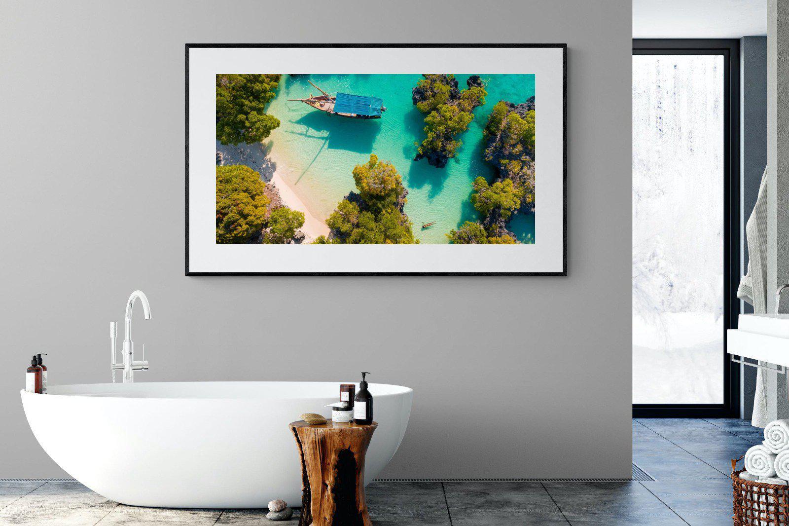 Zanzibar-Wall_Art-180 x 110cm-Framed Print-Black-Pixalot