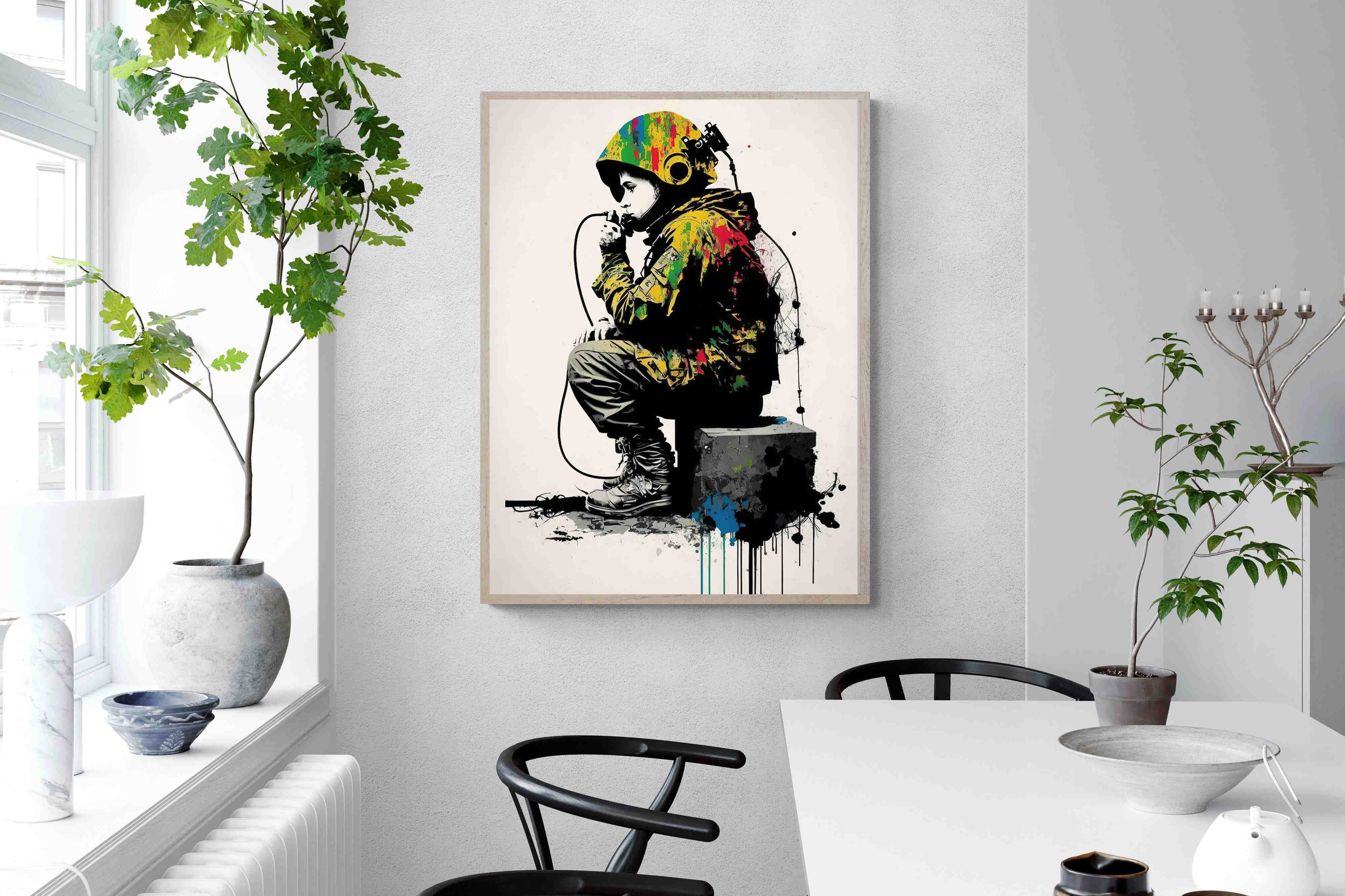 Pixalot Banksy Astronaut