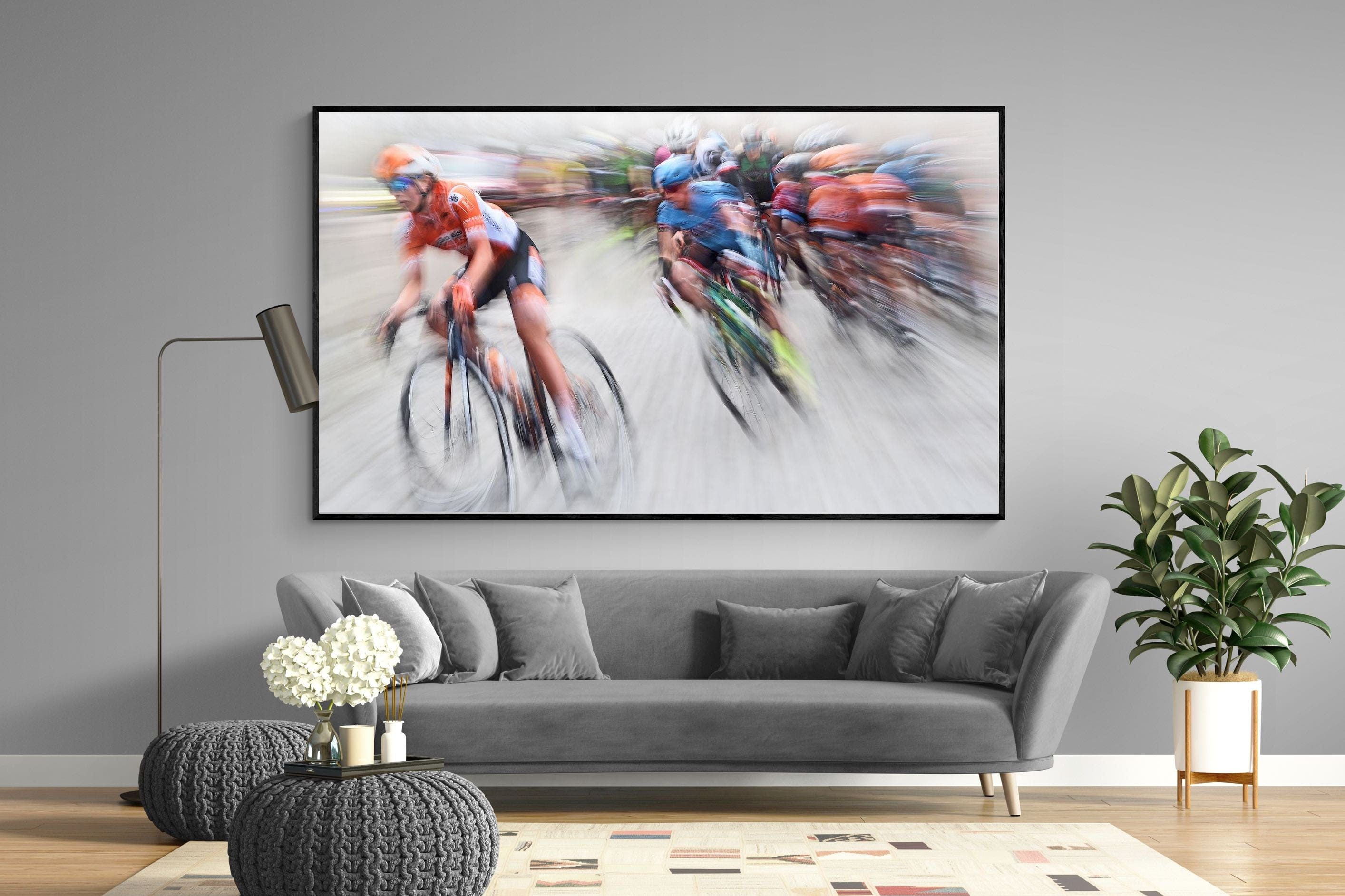 Breakaway-Wall_Art-220 x 130cm-Mounted Canvas-Black-Pixalot