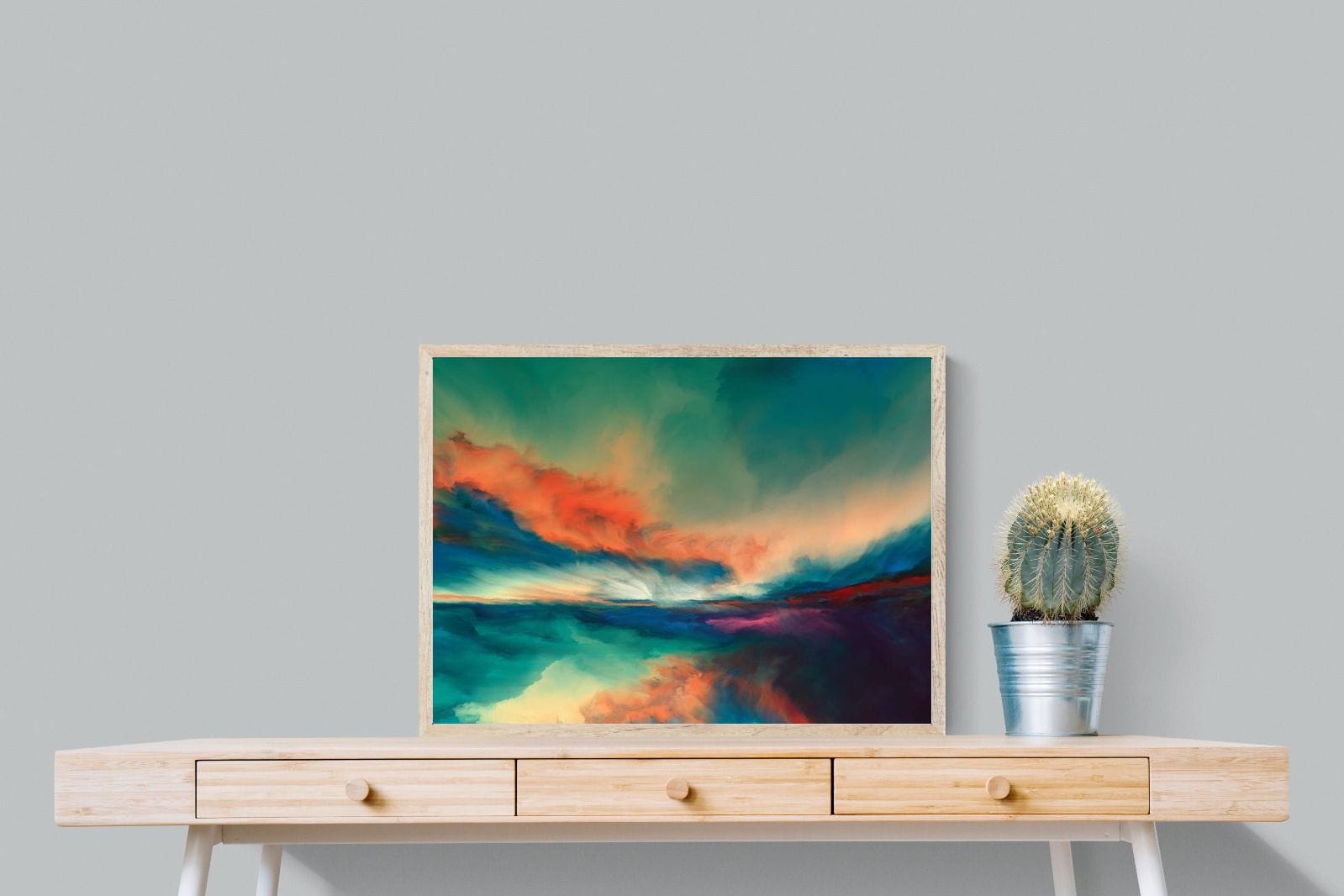 Dawn of Time-Wall_Art-80 x 60cm-Mounted Canvas-Wood-Pixalot