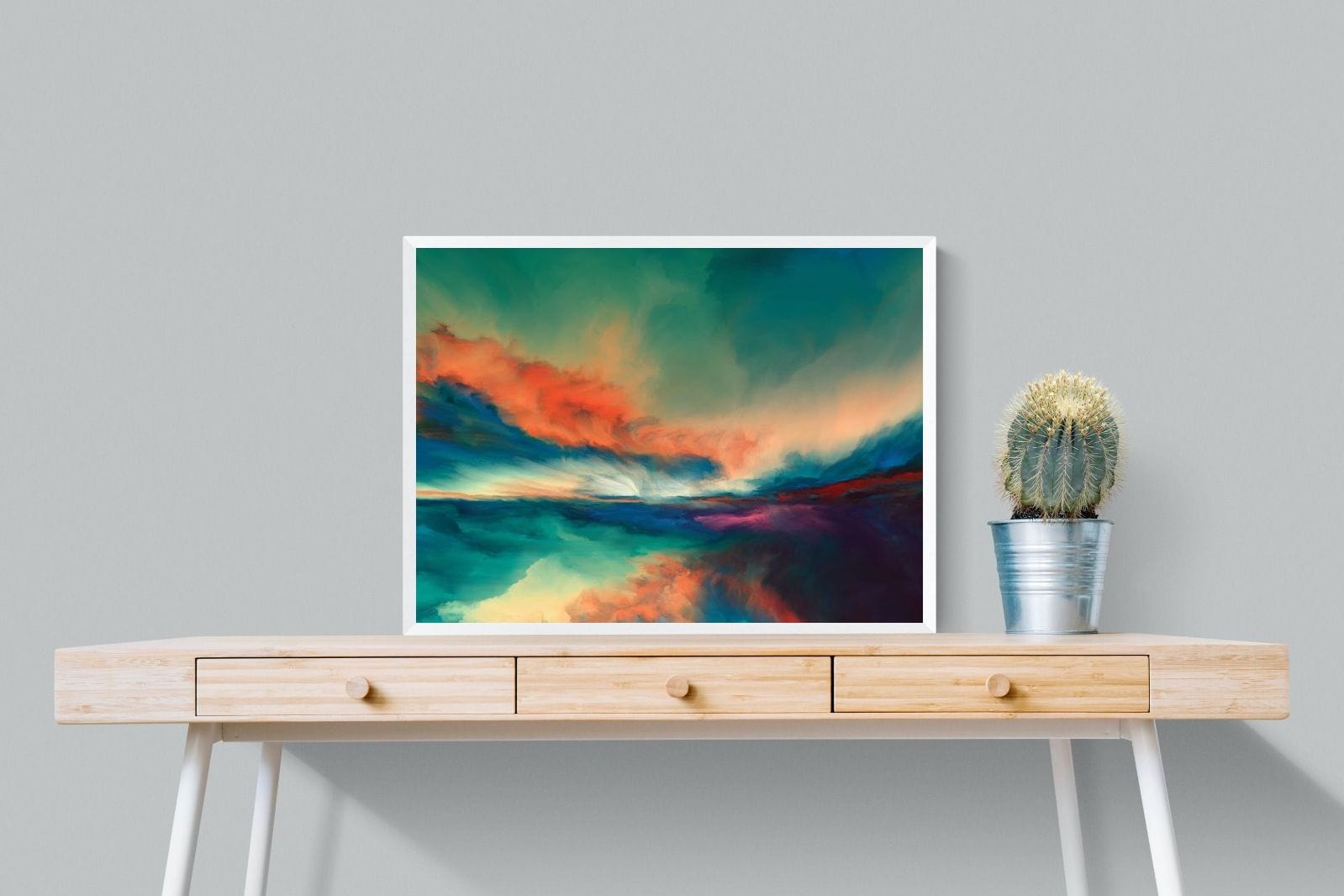 Dawn of Time-Wall_Art-80 x 60cm-Mounted Canvas-White-Pixalot