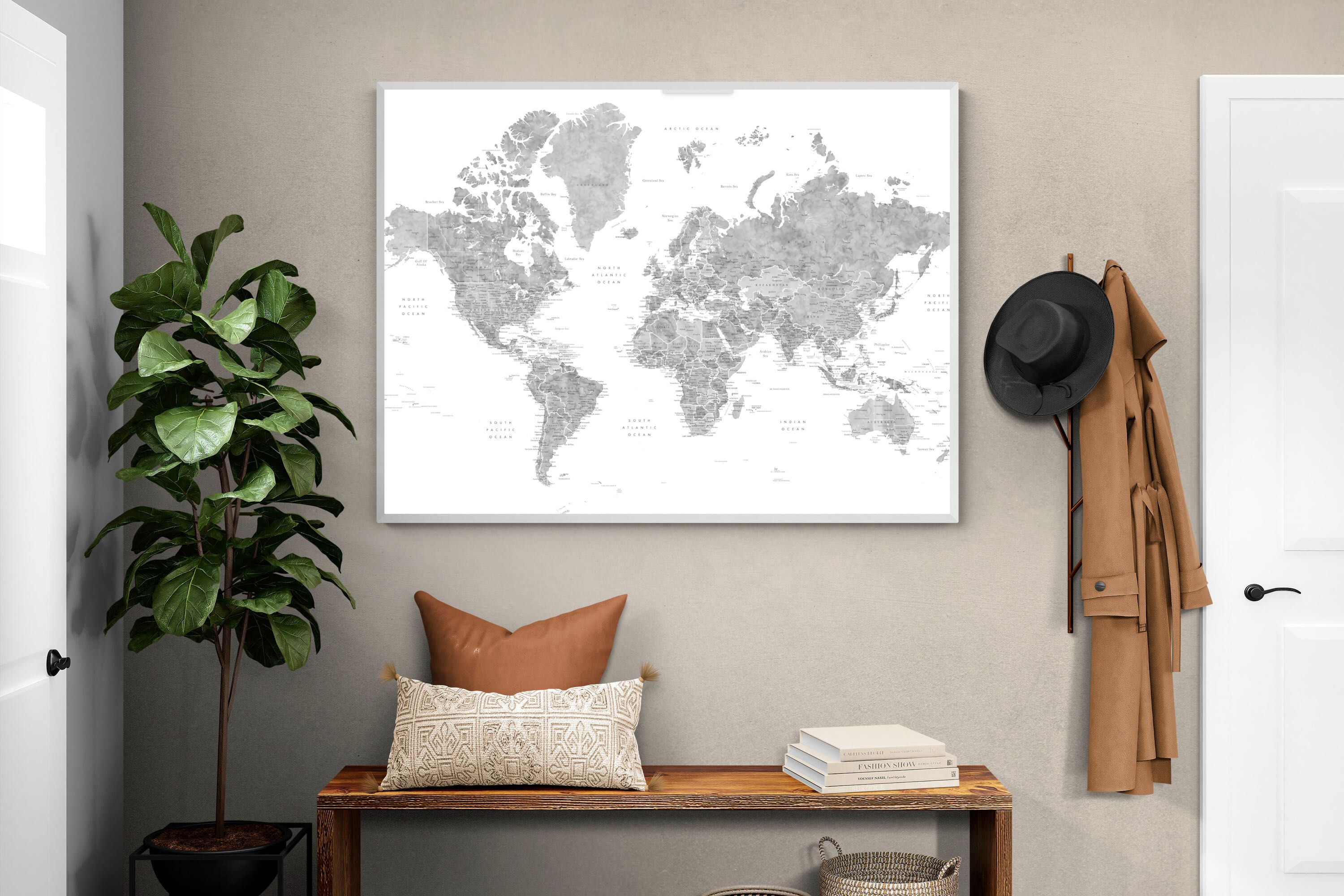 Pixalot Detailed World (Grey)