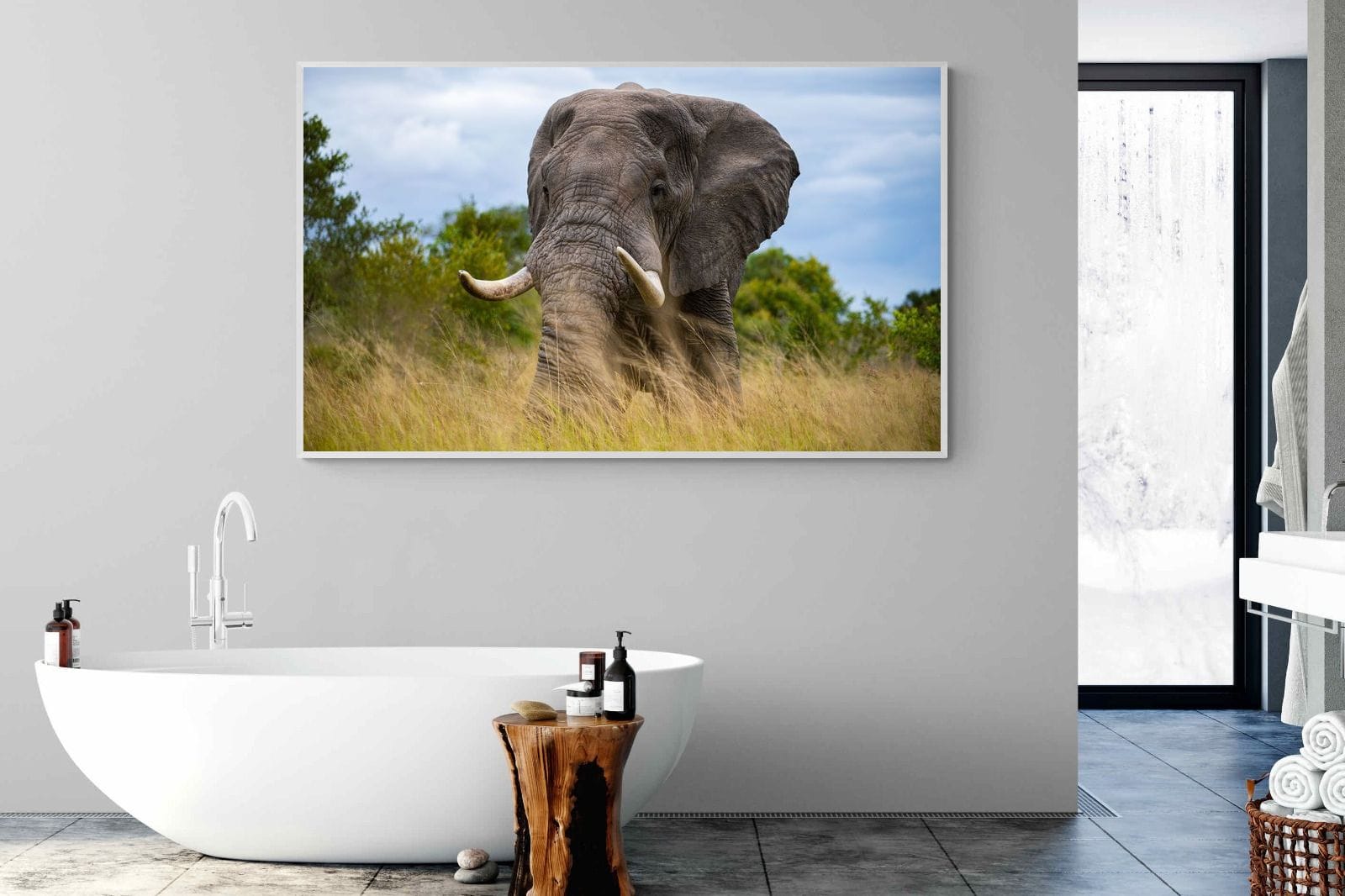 Emerge-Wall_Art-180 x 110cm-Mounted Canvas-White-Pixalot