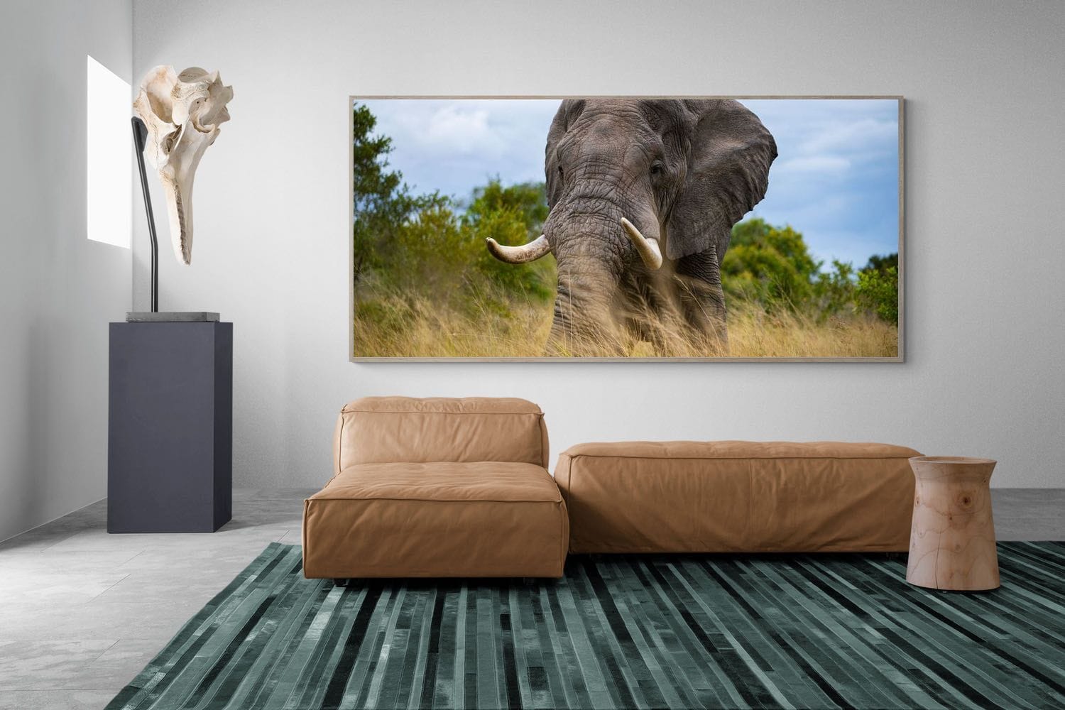 Emerge-Wall_Art-275 x 130cm-Mounted Canvas-Wood-Pixalot