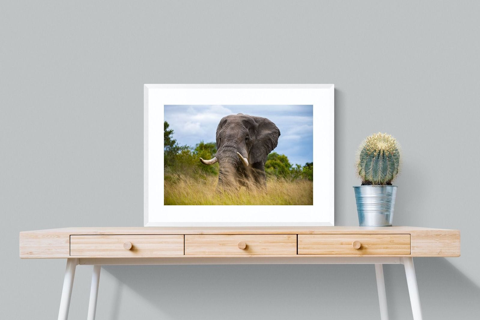 Emerge-Wall_Art-80 x 60cm-Framed Print-White-Pixalot